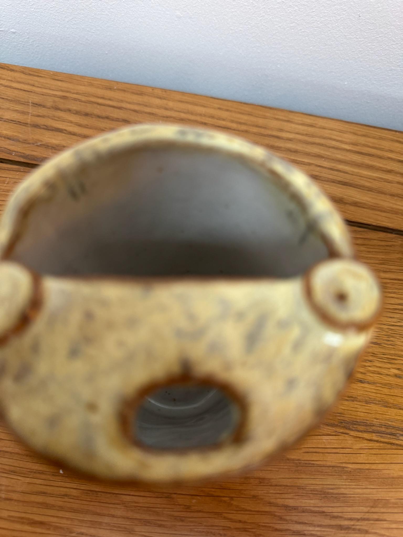 Handmade Stoneware Travel Mug, Reusable Pottery Coffee Cup, Beige Glaze - Image 18