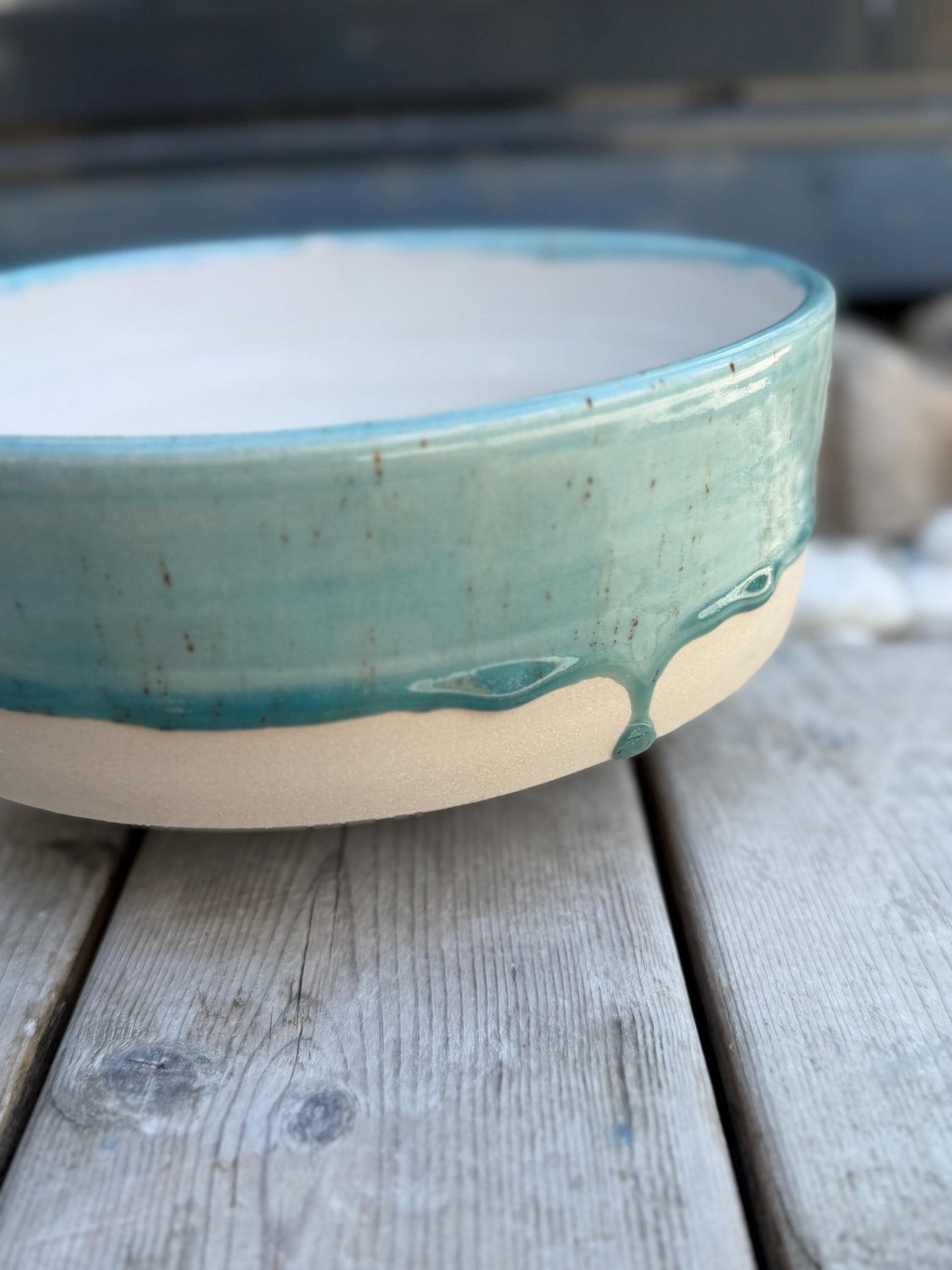 Hand Thrown Stoneware Ceramic Serving Bowls - Image 8