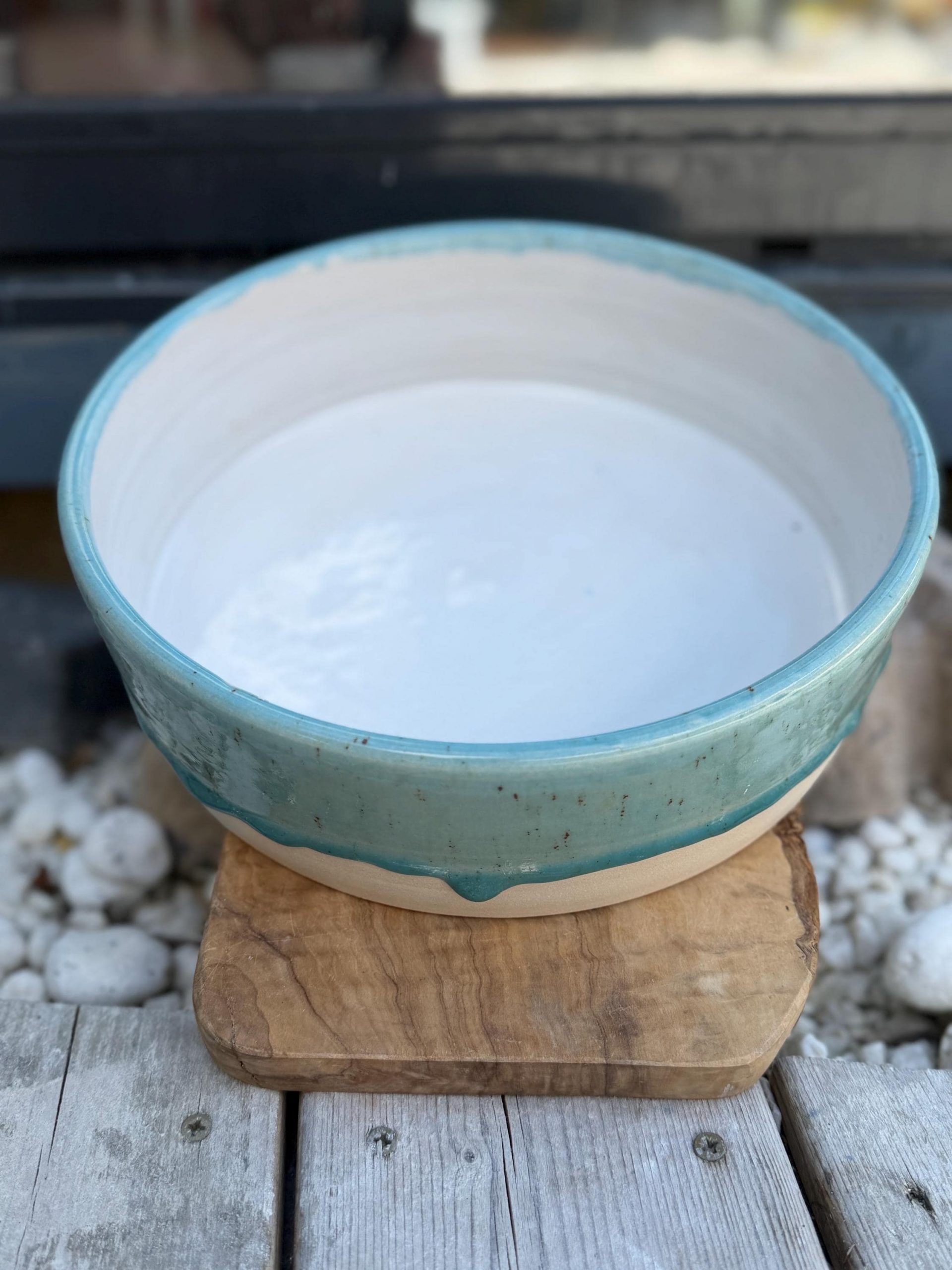 Hand Thrown Stoneware Ceramic Serving Bowls - Image 6