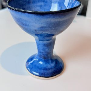 Handmade Chalice Cup : Unique Ceramic Goblet, wine glass, ice cream cup,