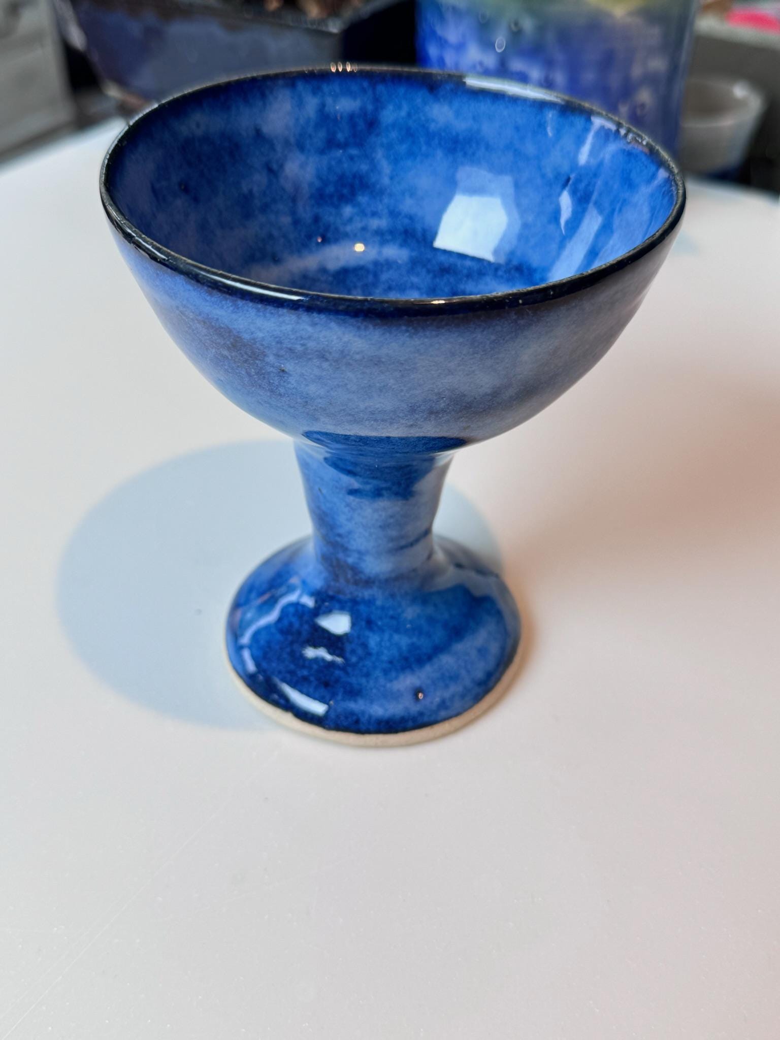 Handmade Chalice Cup : Unique Ceramic Goblet, wine glass, ice cream cup, - Image 5