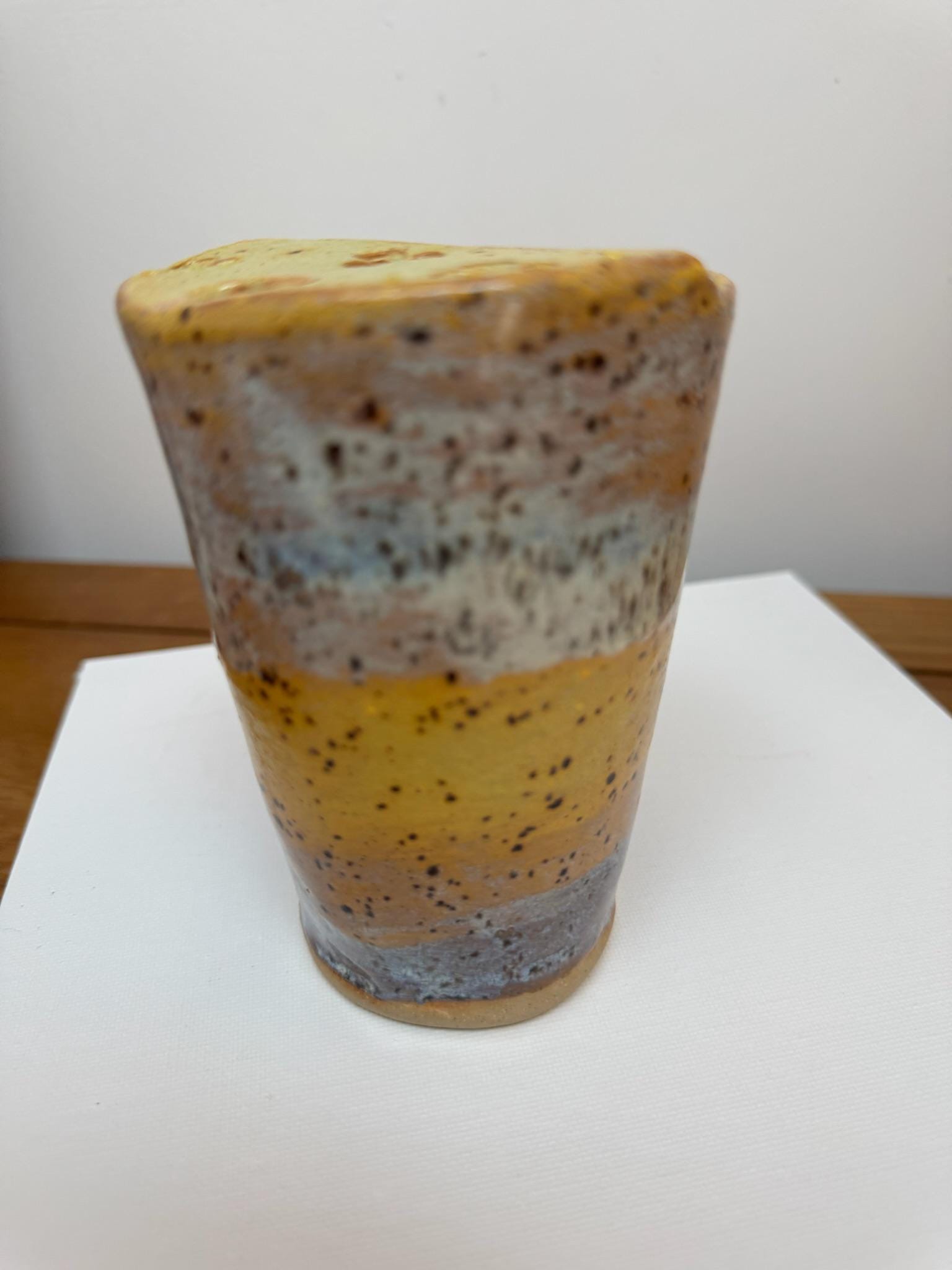 Handmade Pottery Travel Mug with Metal Straw, Reusable Stoneware Cup for Coffee, Tea, & Smoothies - Image 6