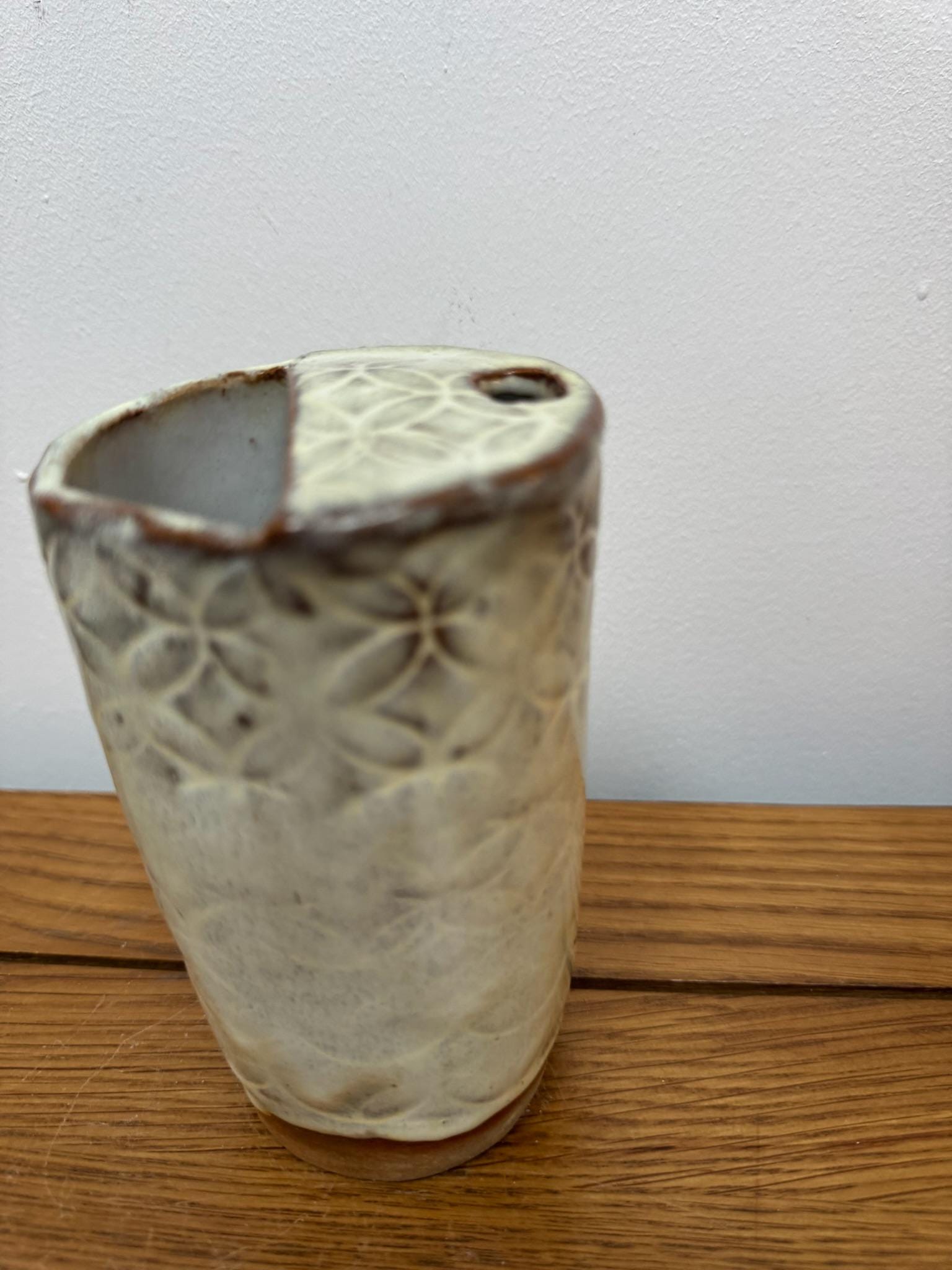 Handcrafted Pottery Travel Mug with Metal Straw, Rustic Reusable Coffee Cup - Image 5