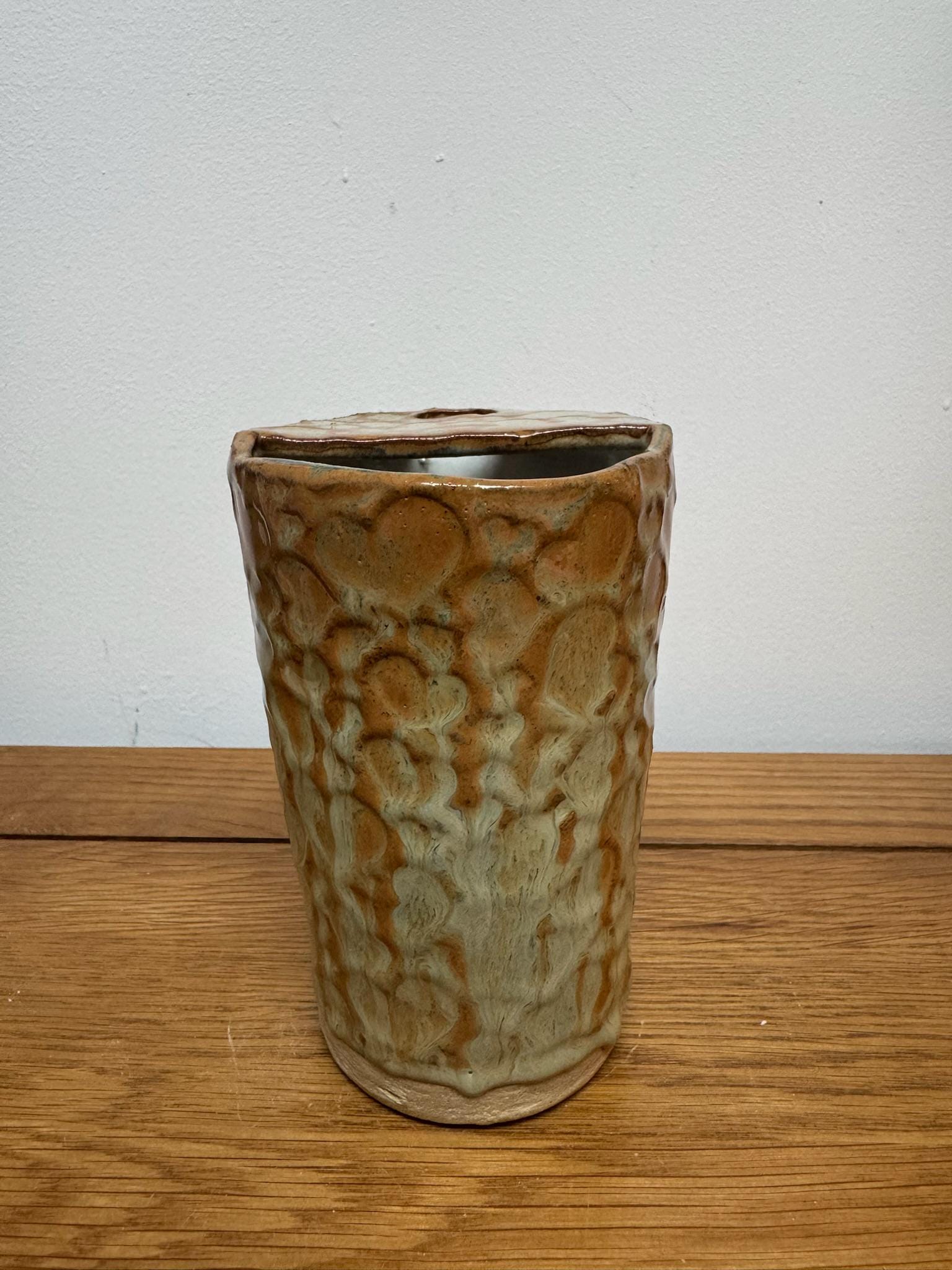 Metal Straw and big coffee cup, reusable, eco freindly, Brown Beige Glaze - Image 8