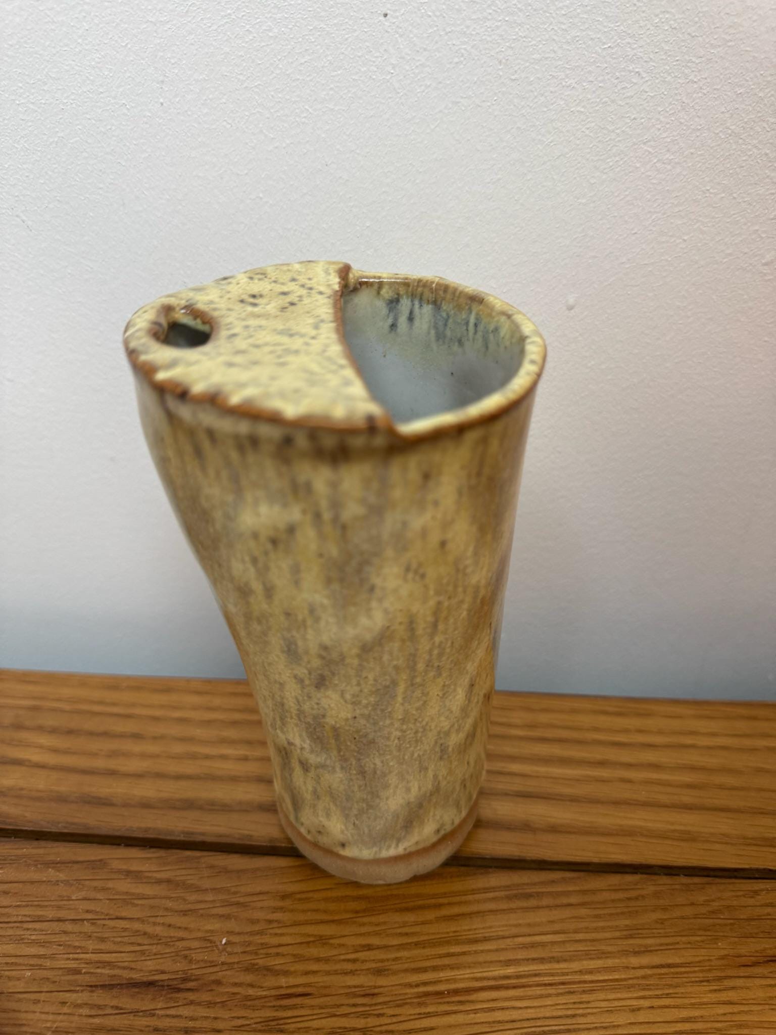 Travel Mug with Metal Straw, Cotswolds Pottery, hot chocolate water smoothie cup - Image 7