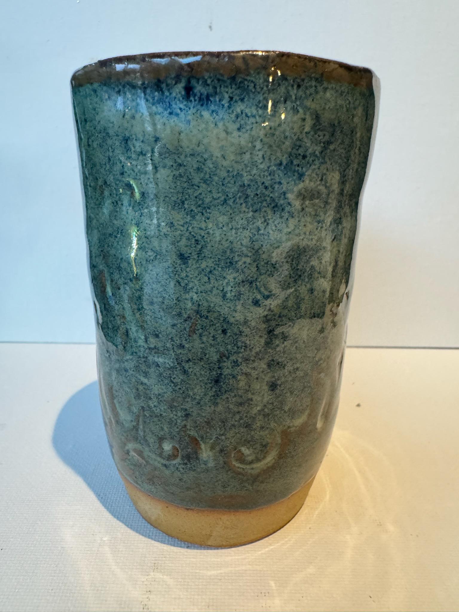 Handmade Ceramic Travel Mug – Reusable Stoneware Cup for Coffee, Tea, & Smoothies - Twilight - Image 3