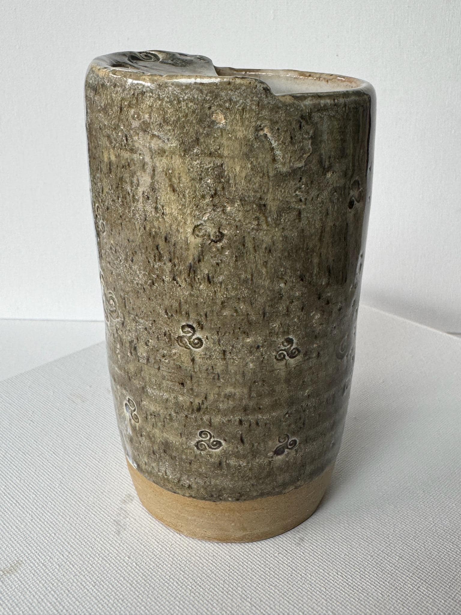 Travel Mug, Coffee Tea Cup with Metal Straw Handmade in the Cotsworlds - Image 2