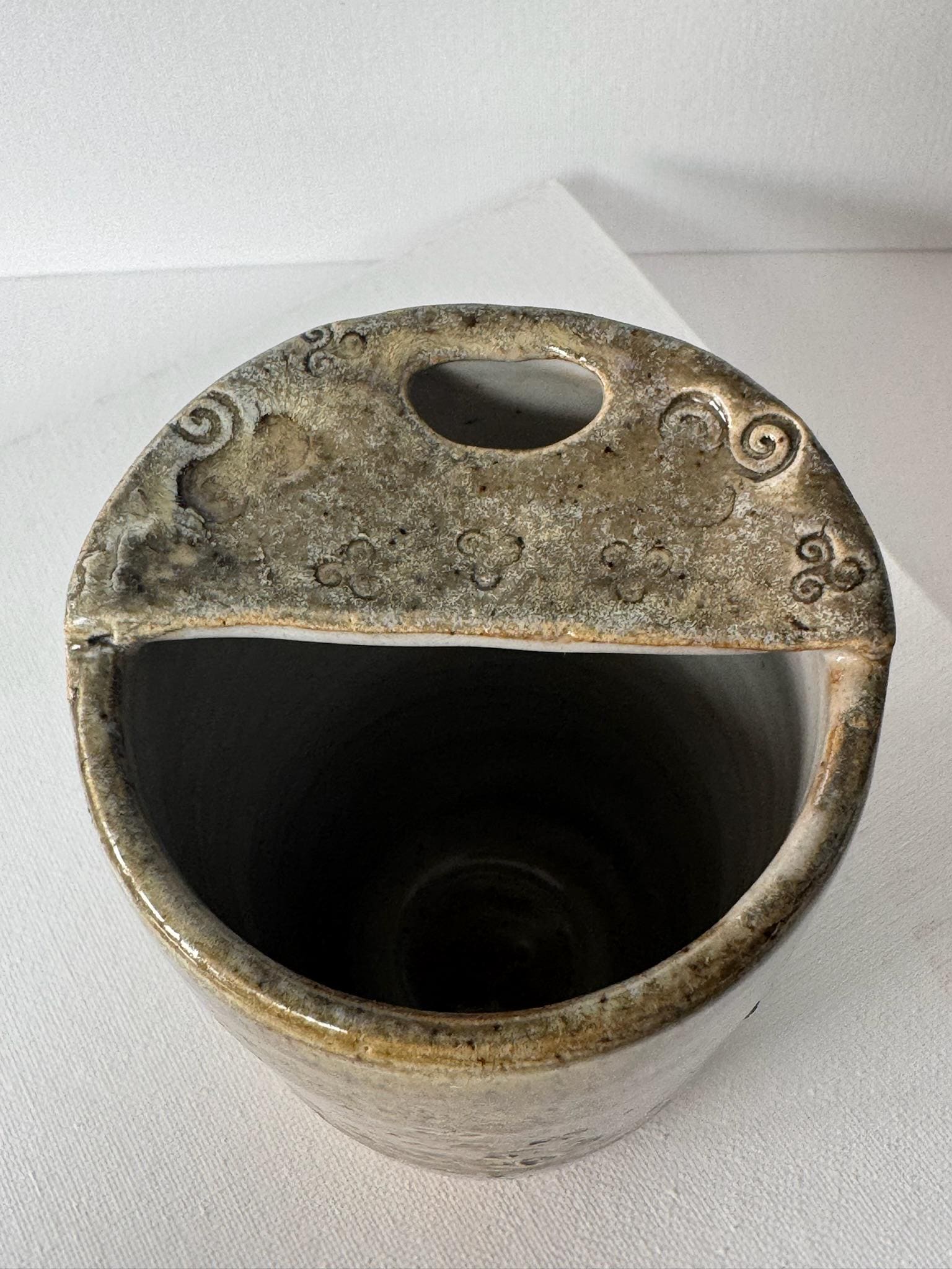 Travel Mug, Coffee Tea Cup with Metal Straw Handmade in the Cotsworlds - Image 6