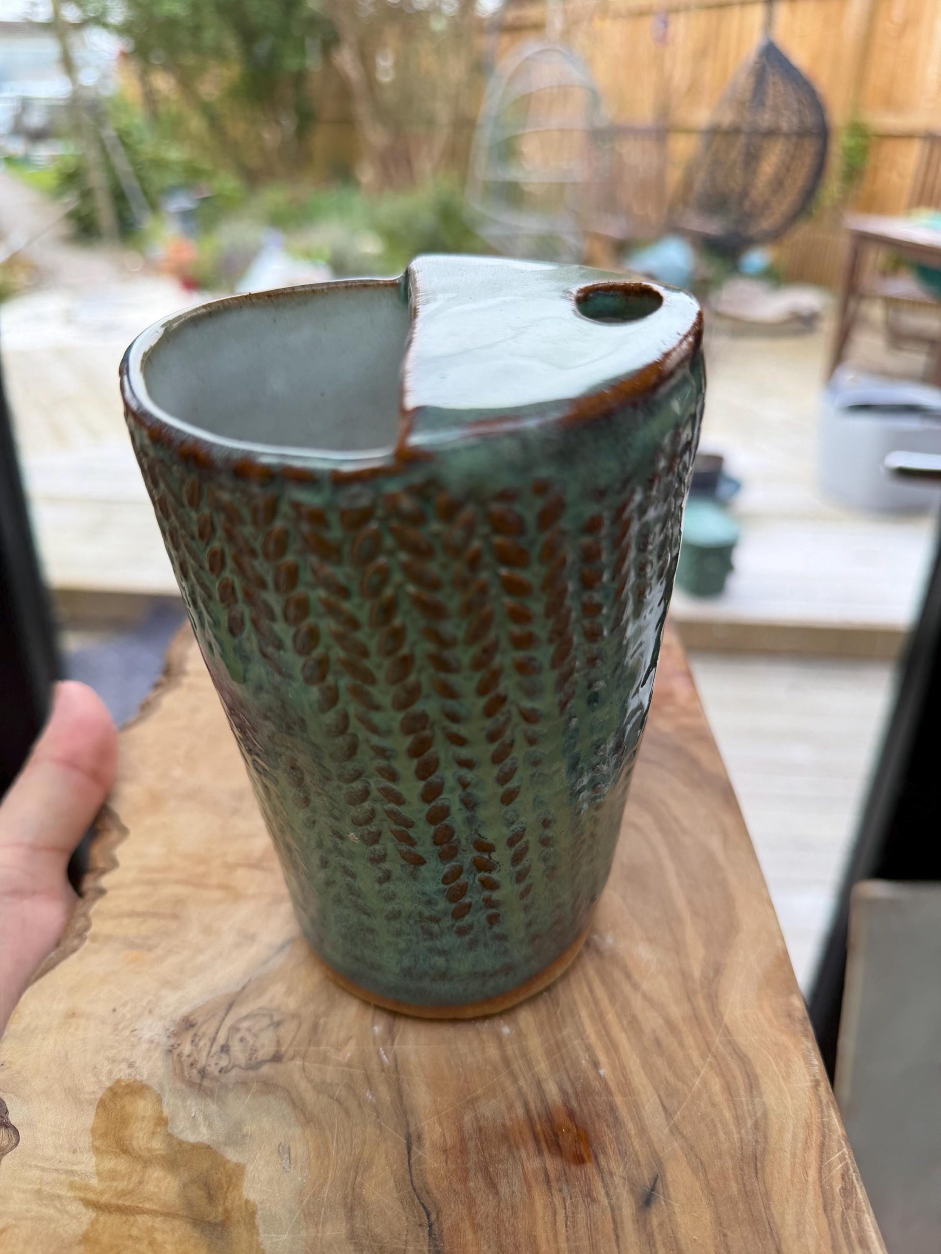 Handmade Ceramic Travel Mug with Metal Straw – Reusable Stoneware Cup for Coffee, Tea, & Smoothies - Image 14