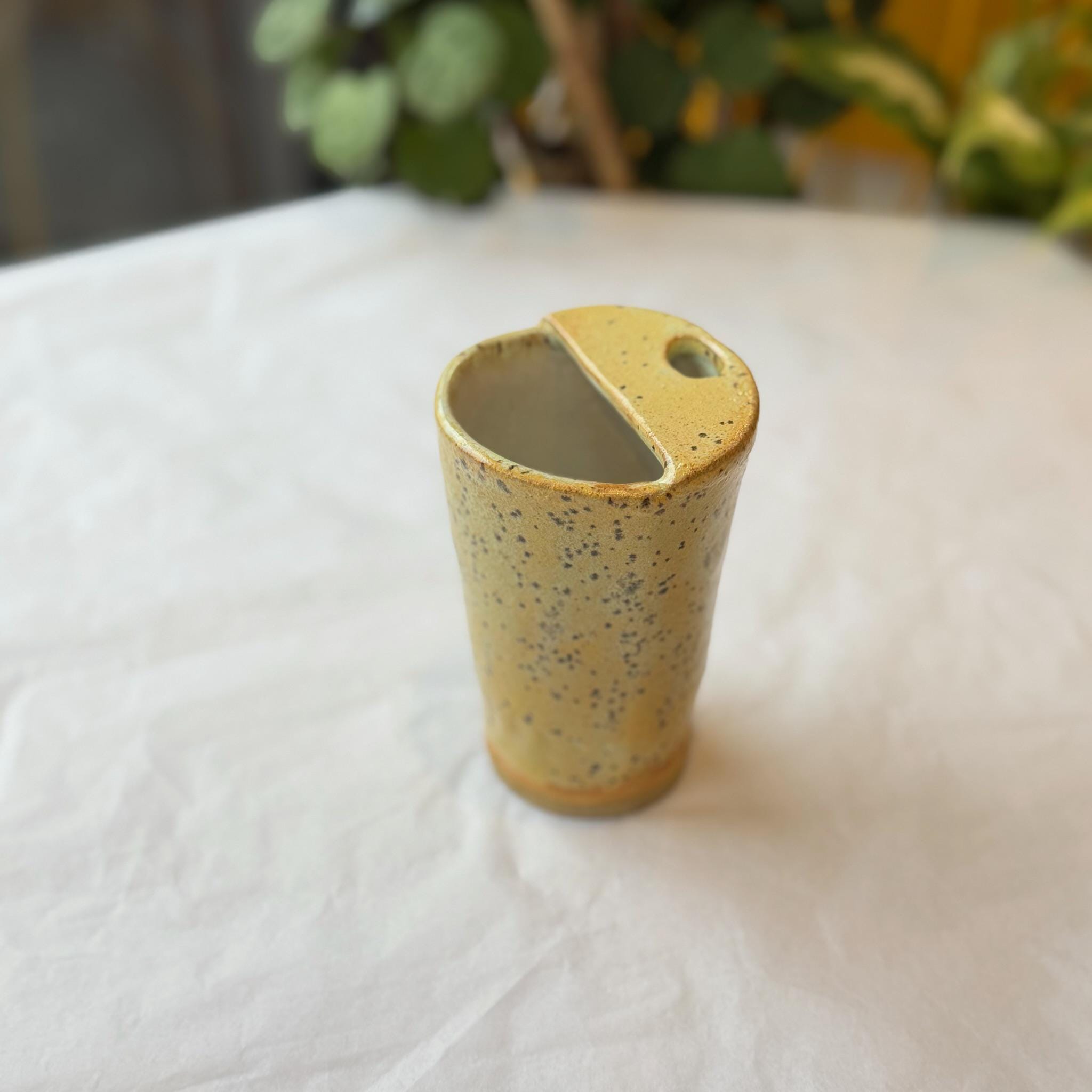 Handmade Ceramic Travel Mug – Reusable Stoneware Cup for Coffee, Tea, & Smoothies - Image 2