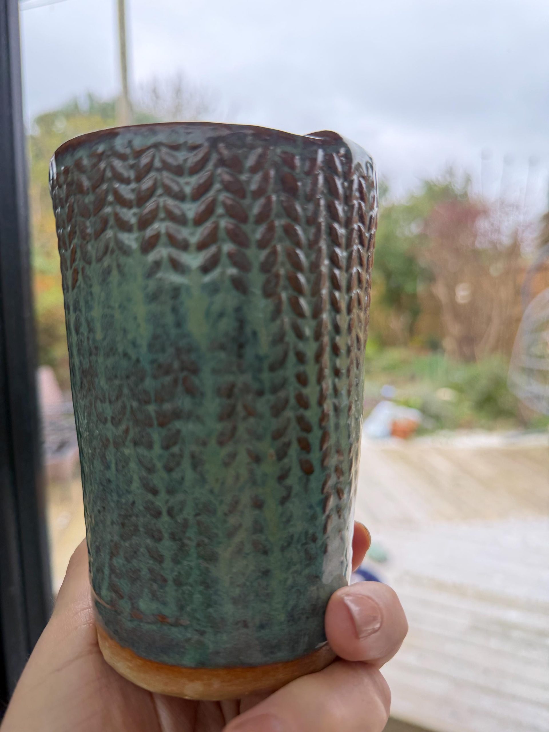 Handmade Ceramic Travel Mug with Metal Straw – Reusable Stoneware Cup for Coffee, Tea, & Smoothies - Image 13