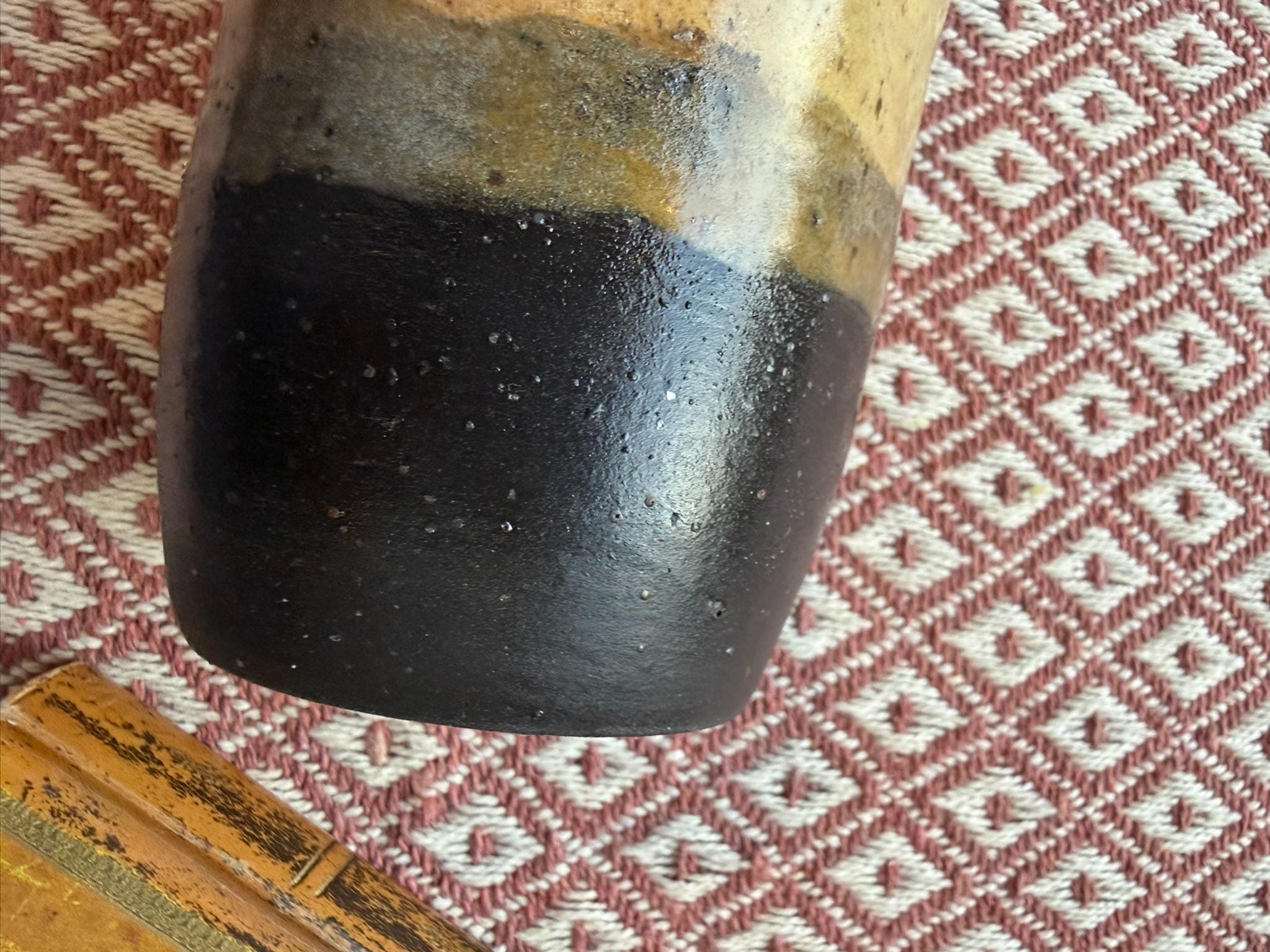 Handmade Ceramic Tumbler, Yellow Stoneware Cup with Reusable Straw, Pottery Coffee Mug - Image 7