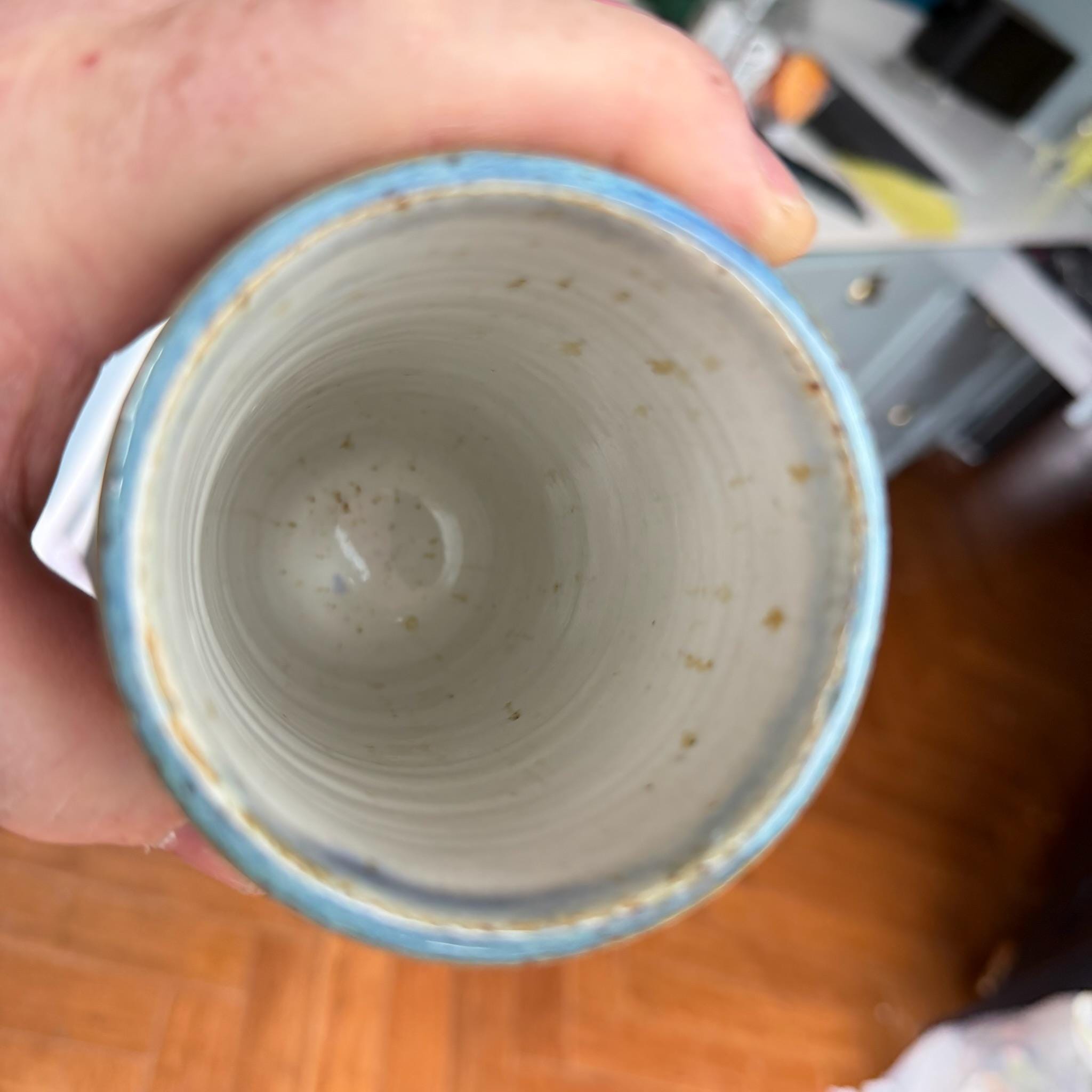 Handmade Chakra Ceramic coffee, tea, matcha Travel Mug – Stoneware Cup - Image 4