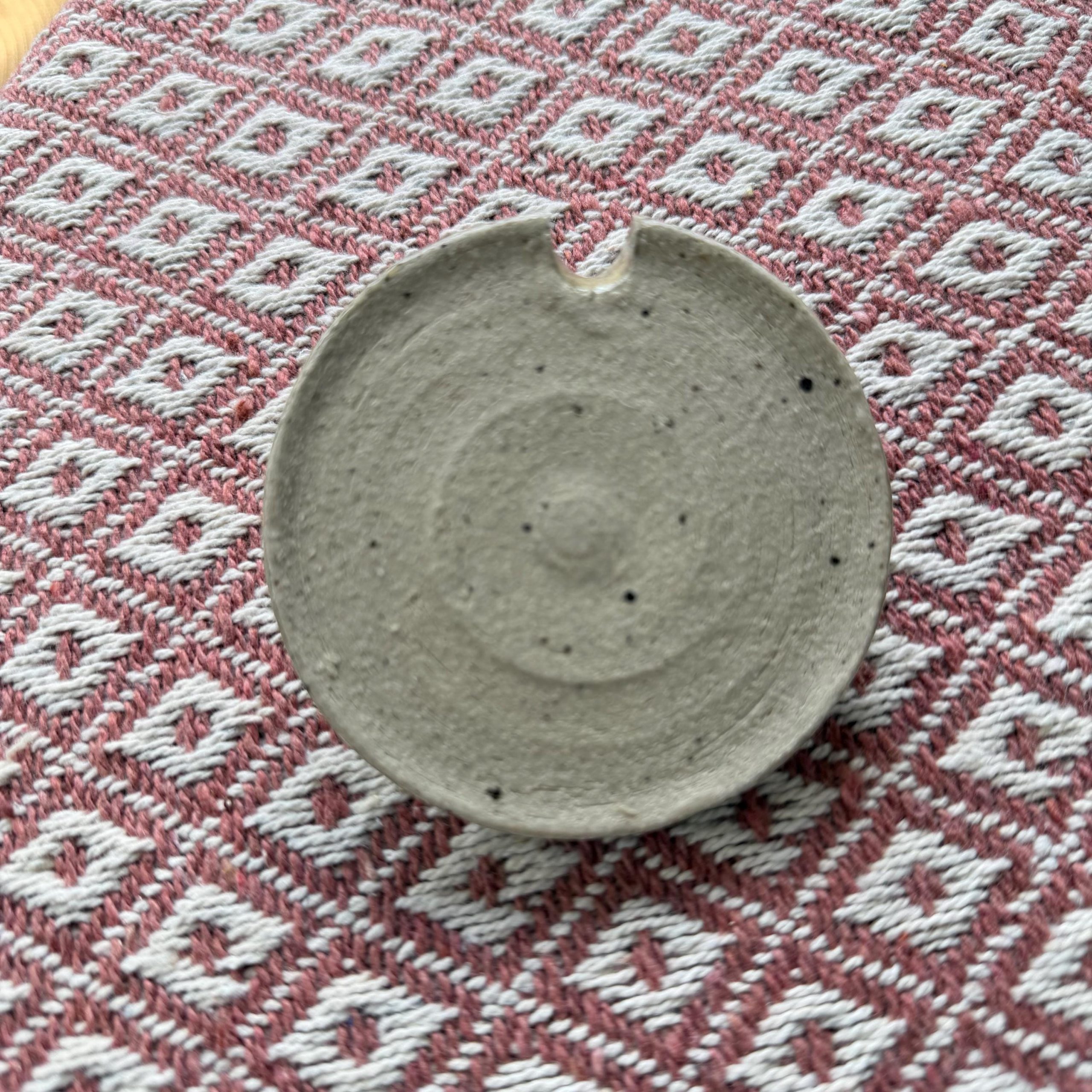 Handmade Ceramic Honey Pot with Lid, Blue Stoneware Honey Jar - Image 13