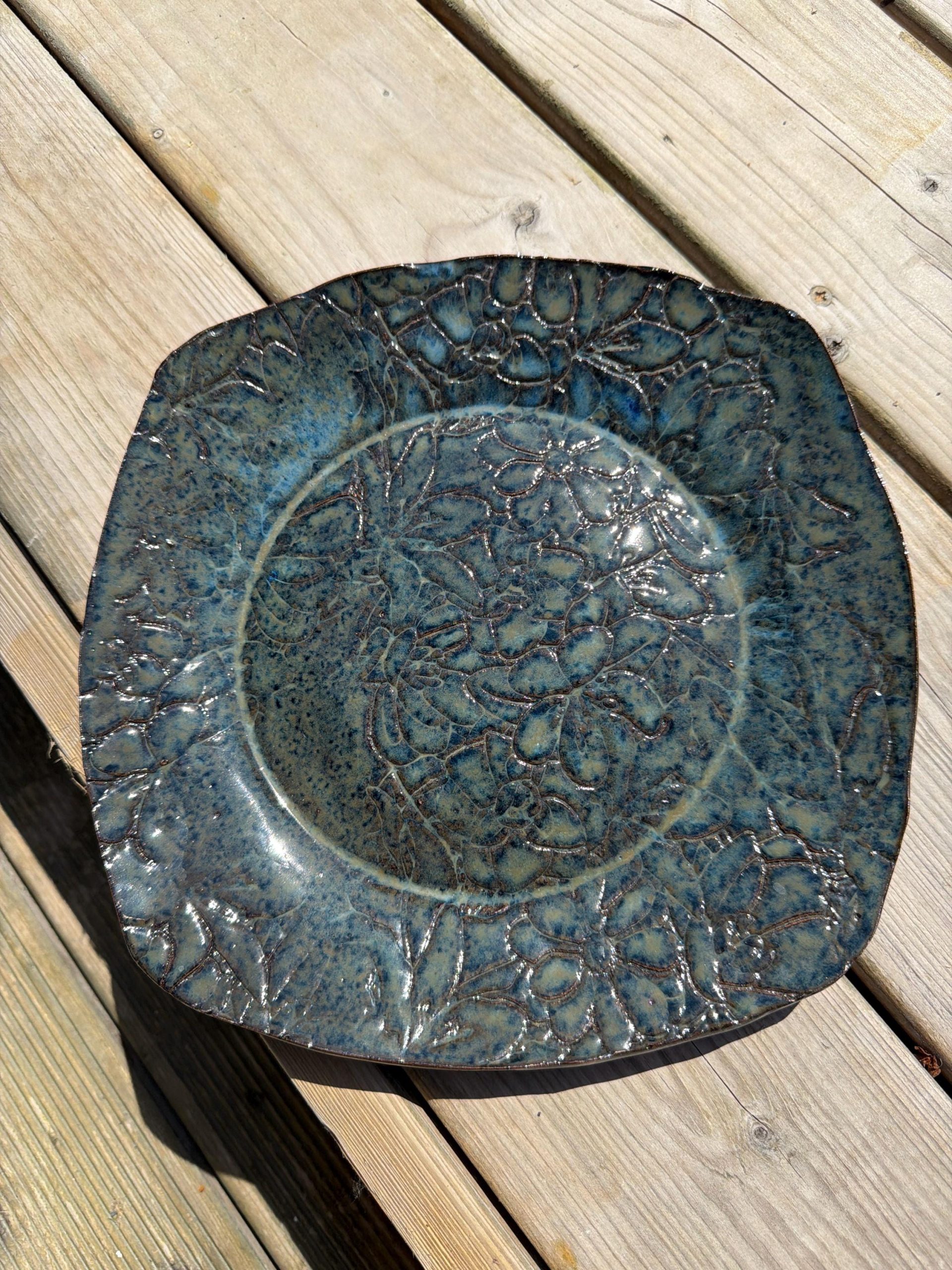 Hand made plate