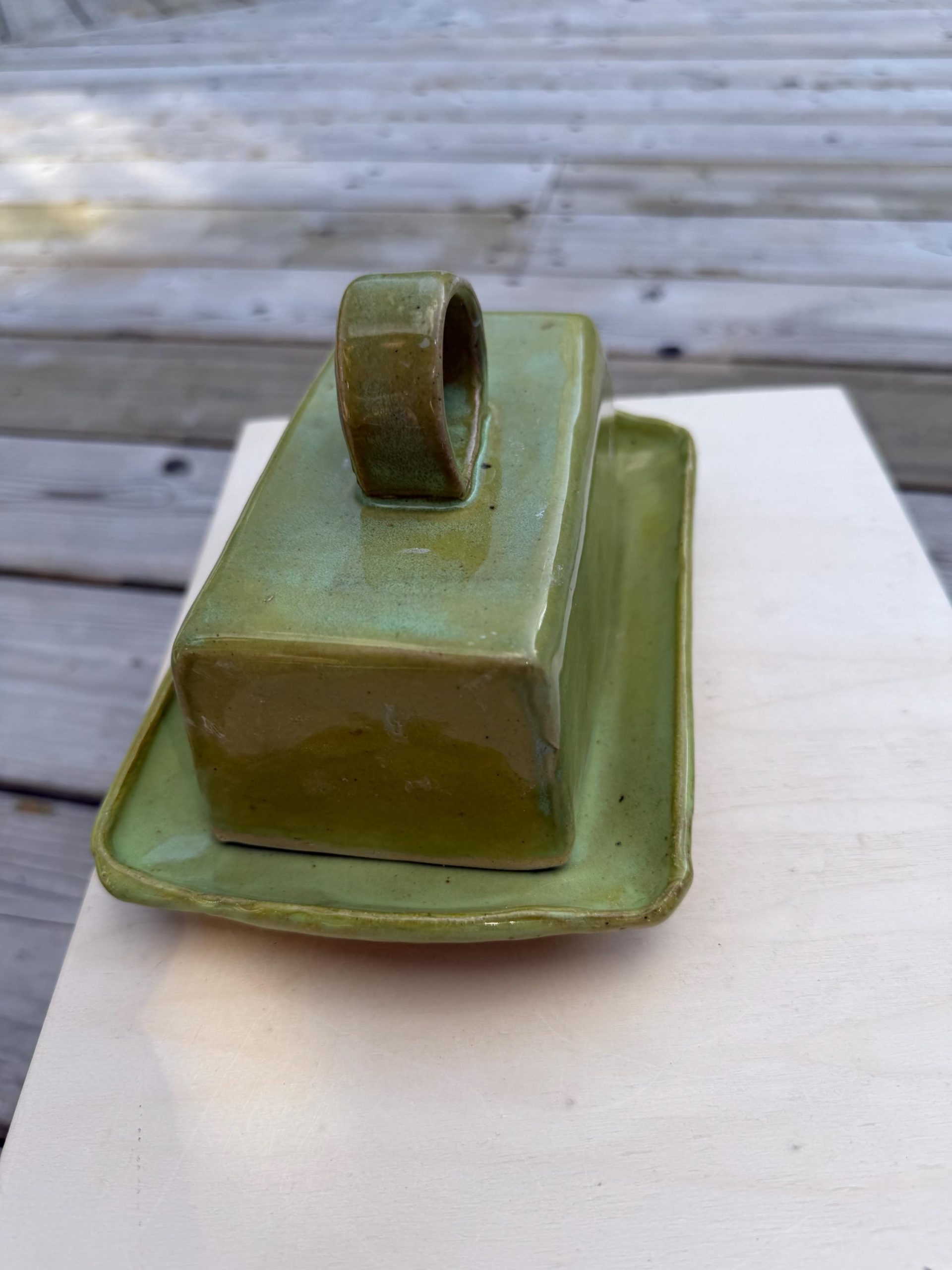 Handmade Ceramic Butter Dish, cheese dish - Image 8