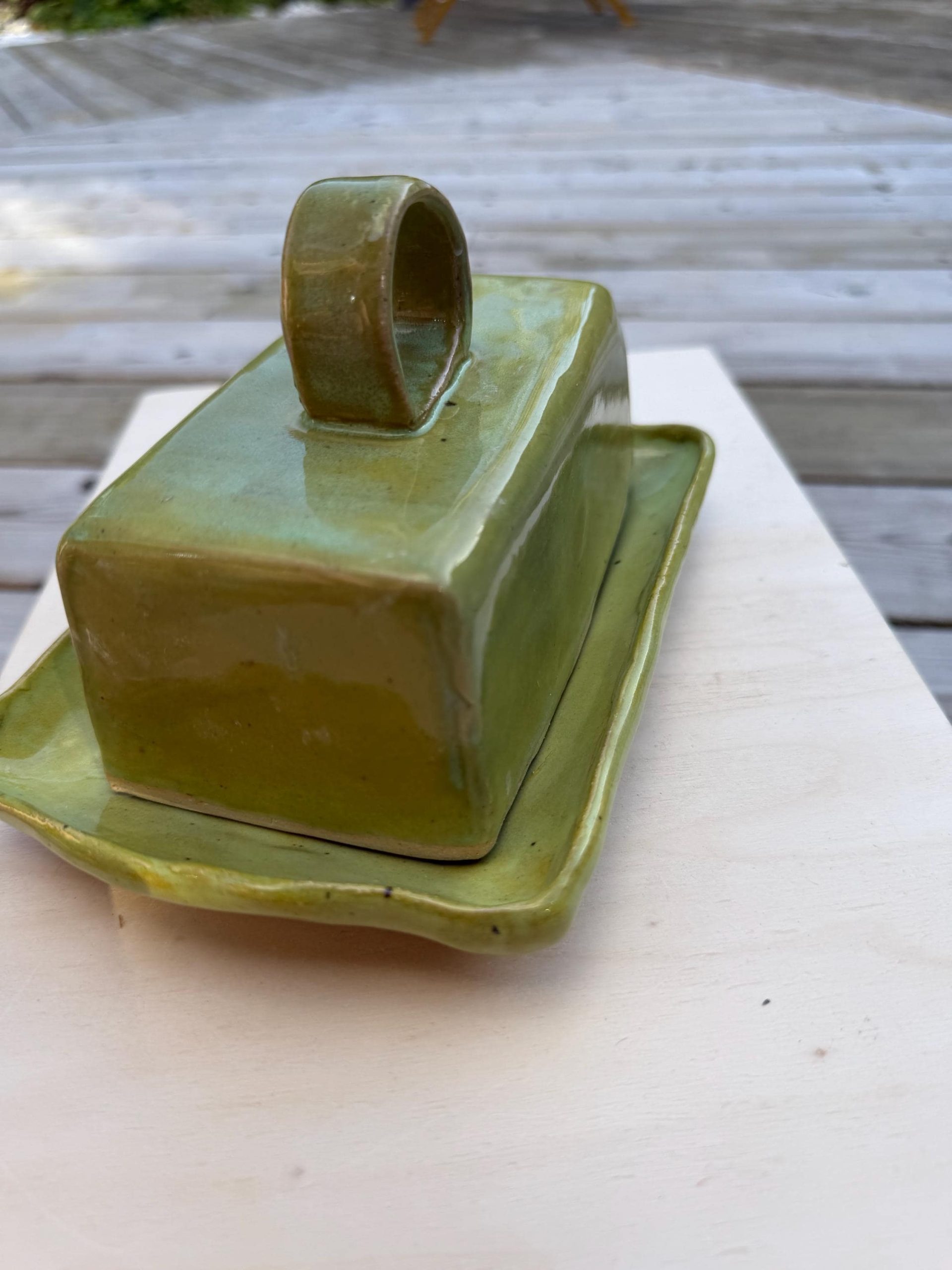 Handmade Ceramic Butter Dish, cheese dish - Image 4
