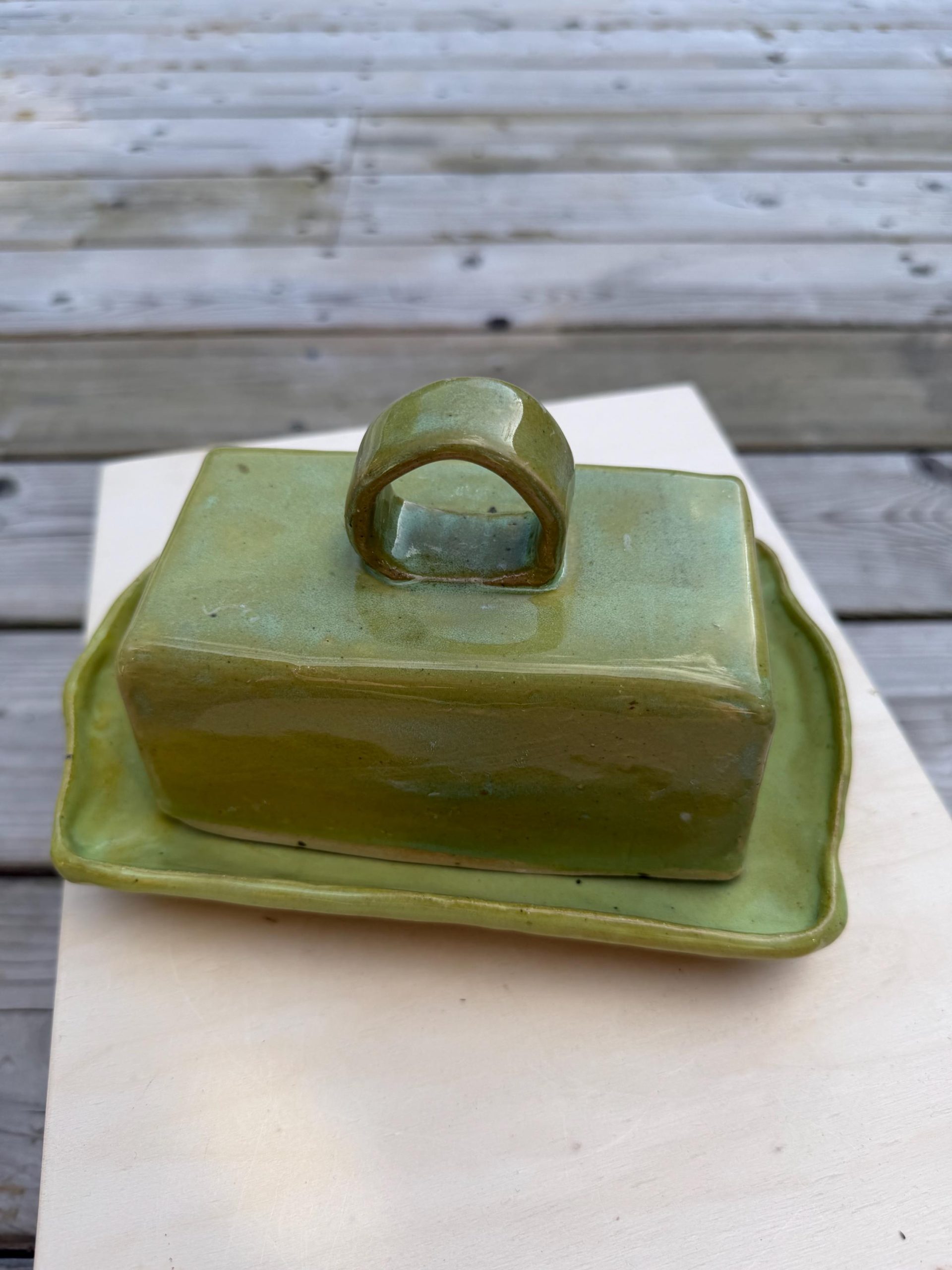 Handmade Ceramic Butter Dish, cheese dish - Image 7