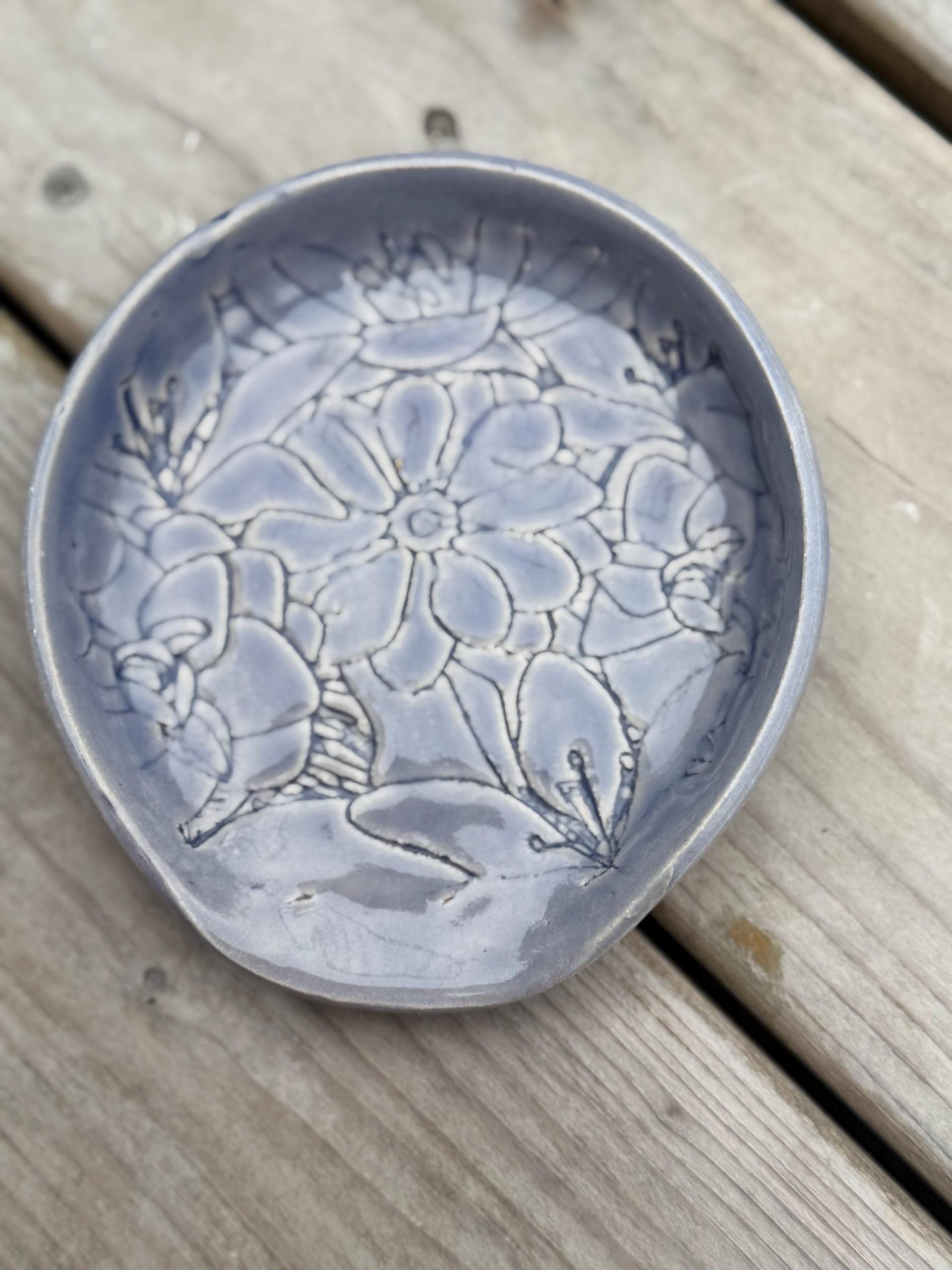 Handmade Ceramic Spoon Rest | Wheel Thrown Stoneware Kitchen Utensil Holder - Image 11