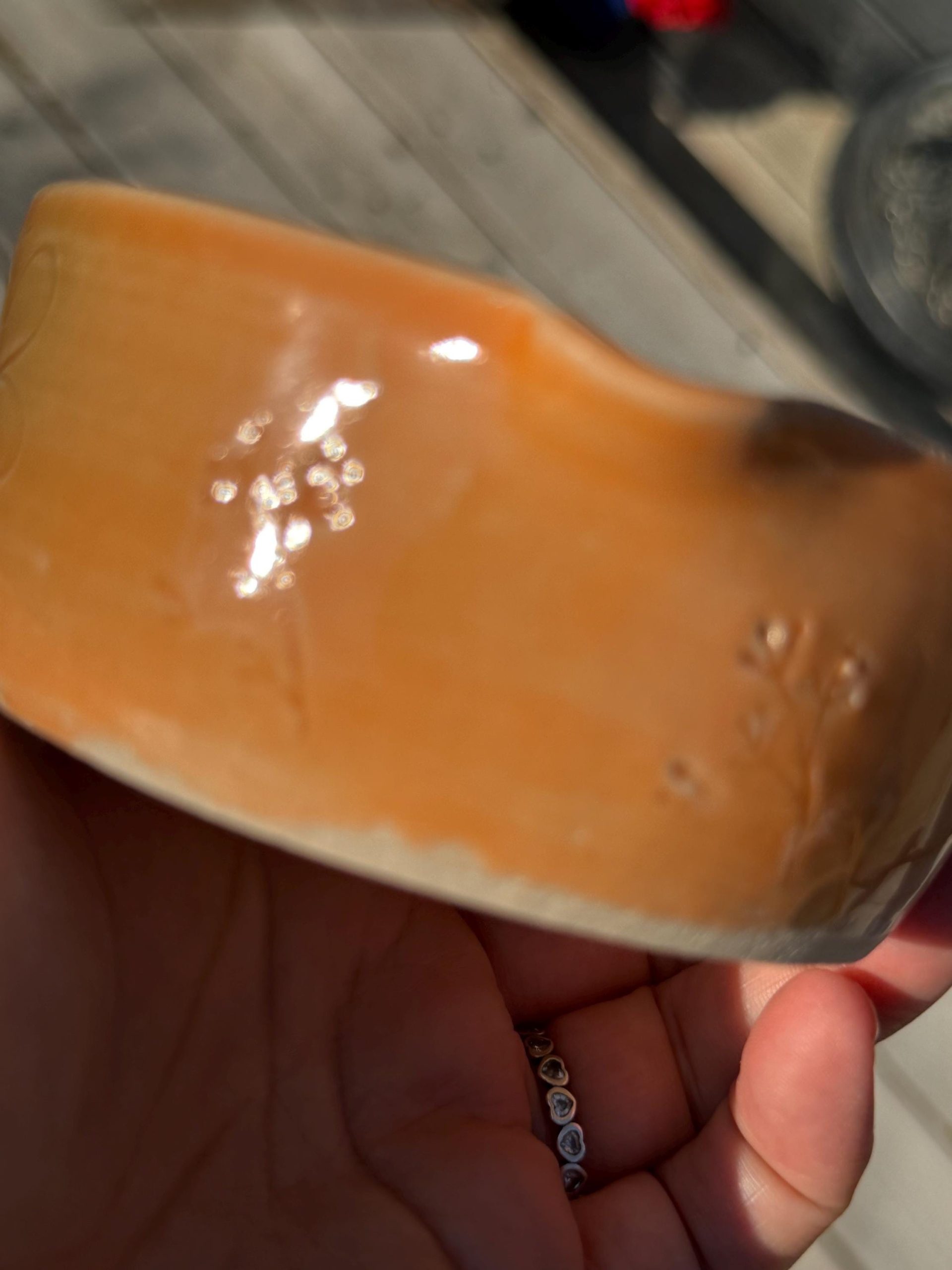 Handmade Ceramic Herb Stripper Garlic Grater Bowl, Kitchen Tool, Dressing Dish orange - Image 7