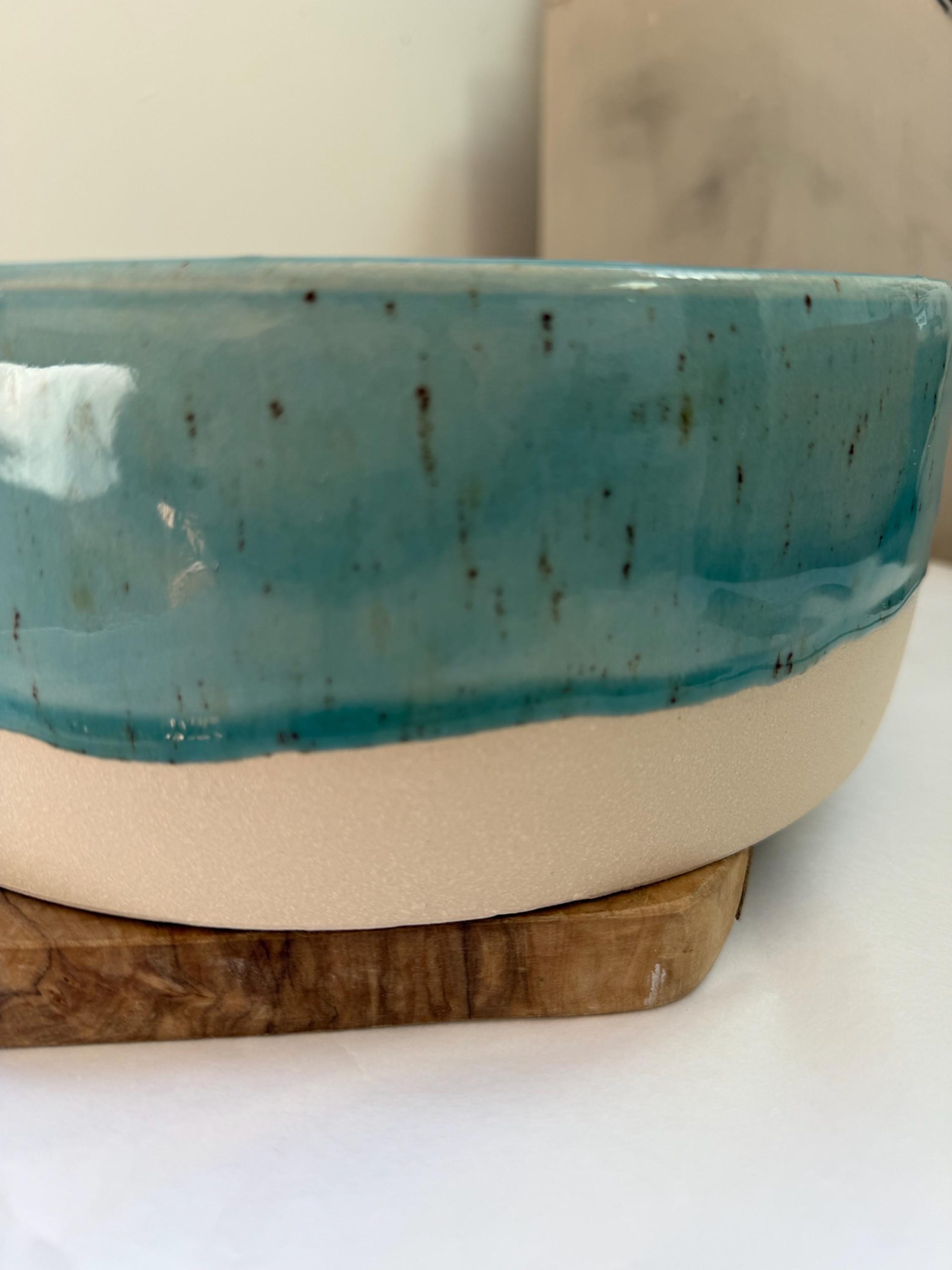 Hand Thrown Stoneware Ceramic Serving Bowls - Image 10