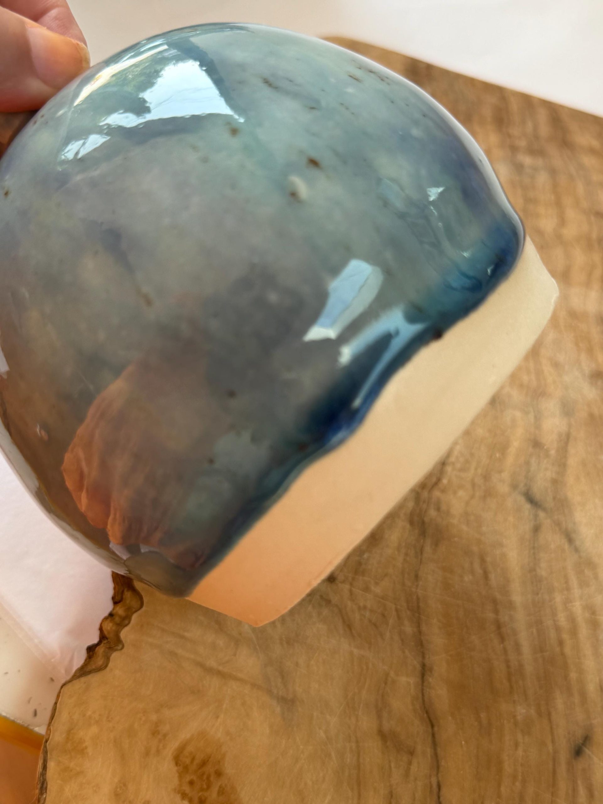 Handmade Ceramic Salt holder with Wooden Spoon, Stoneware Kitchen Holder - Image 17