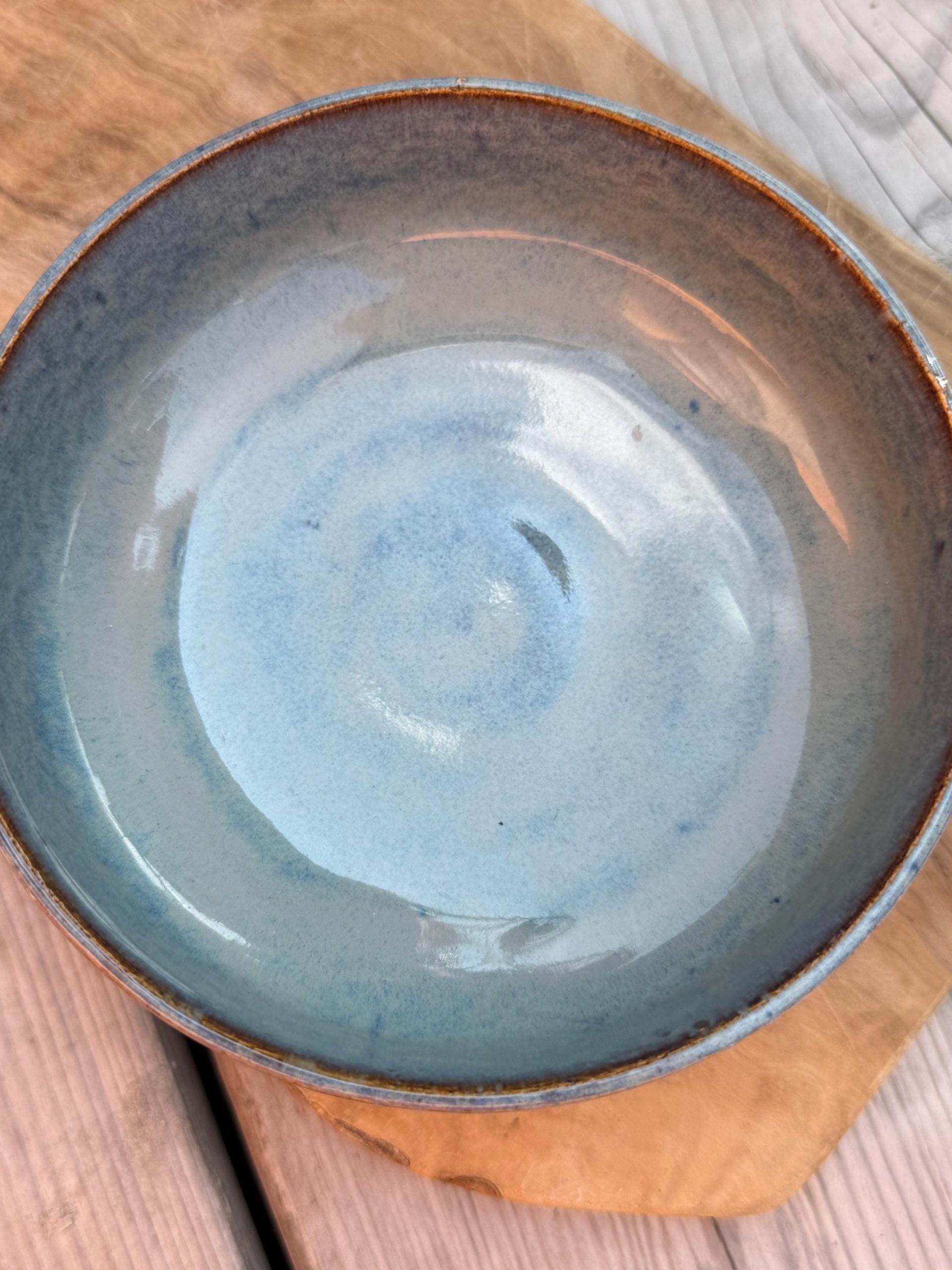Handmade Wheel Thrown Stoneware Bowl, Rustic Ceramic Dessert Dish, Lavender Glaze - Image 18
