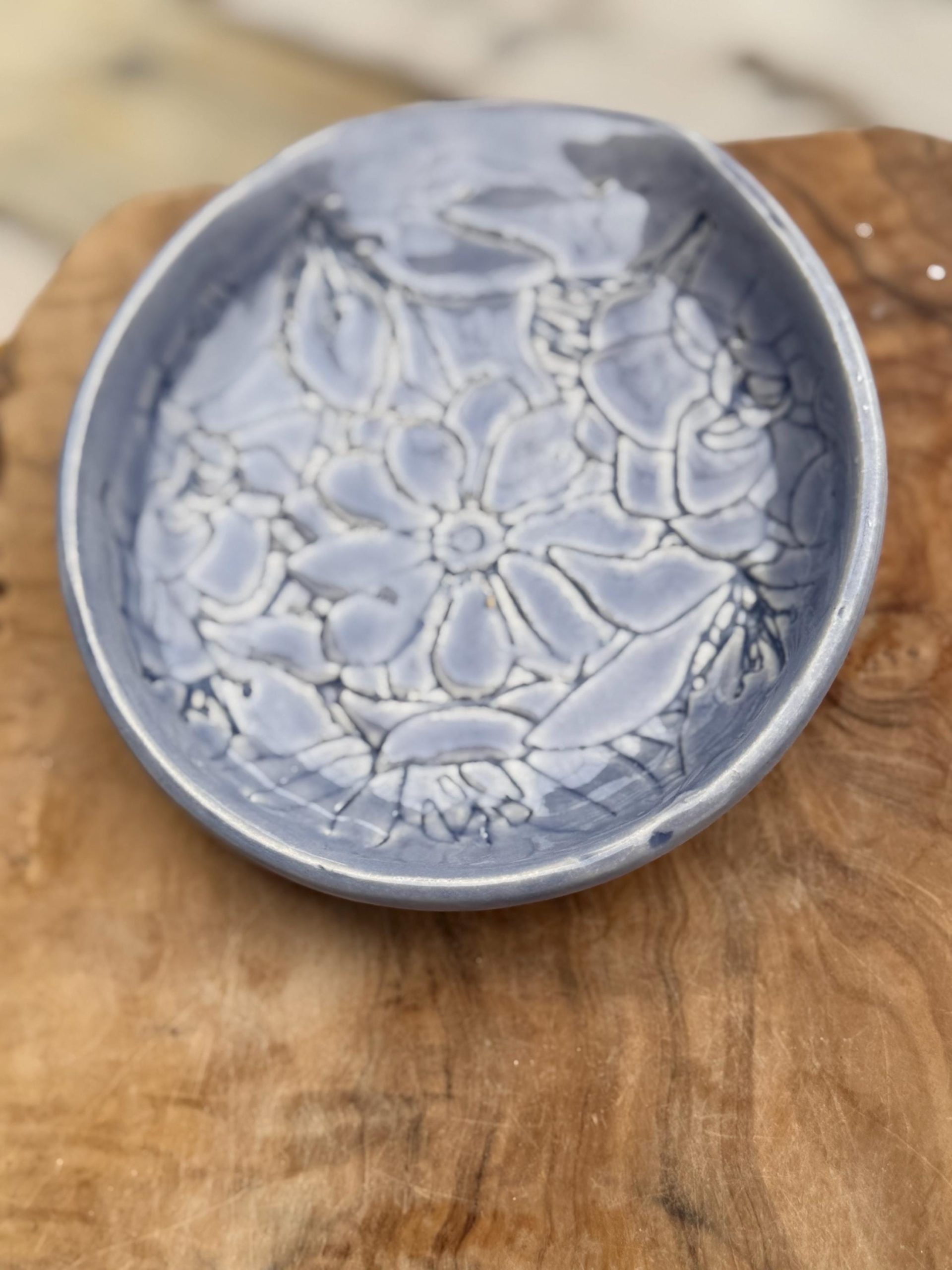 Handmade Ceramic Spoon Rest | Wheel Thrown Stoneware Kitchen Utensil Holder - Image 5