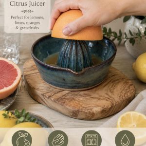 Citrus Juicer | Lemon,lime Squeezer | Grapefruit & Orange Juicer | Pottery Kitchen Gift Handmade