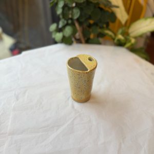 Handmade Ceramic Travel Mug – Reusable Stoneware Cup for Coffee, Tea, & Smoothies