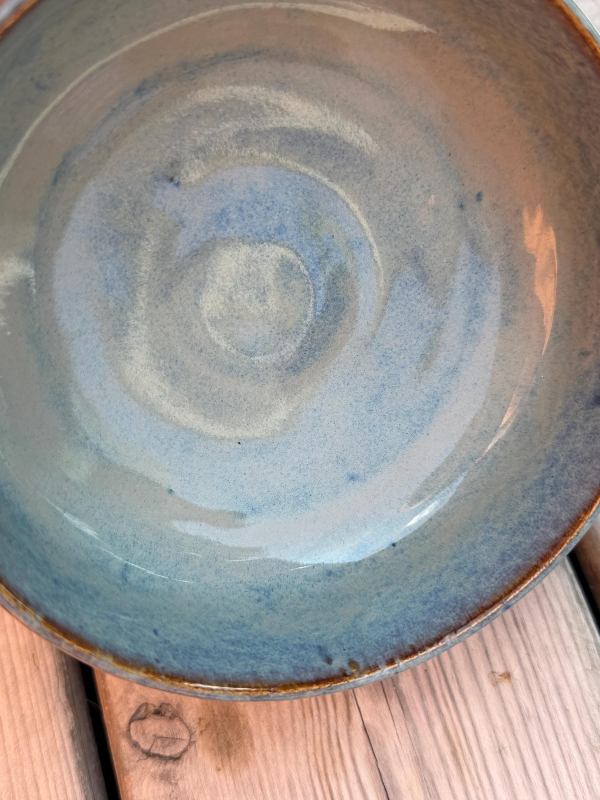 Handmade Wheel Thrown Stoneware Bowl, Rustic Ceramic Dessert Dish, Lavender Glaze - Image 12