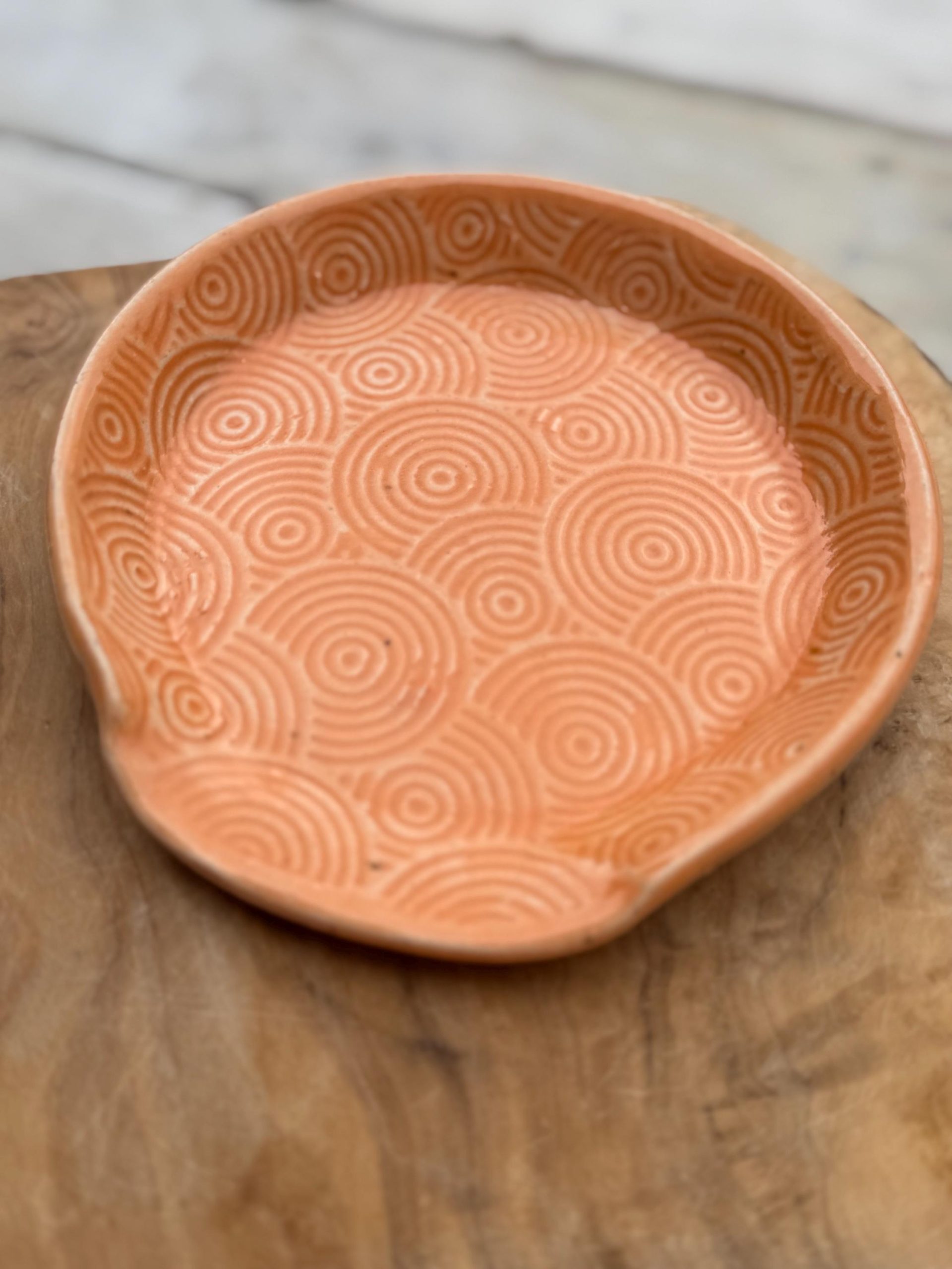Handmade Ceramic Spoon Rest | Wheel Thrown Stoneware Kitchen Utensil Holder - Image 9
