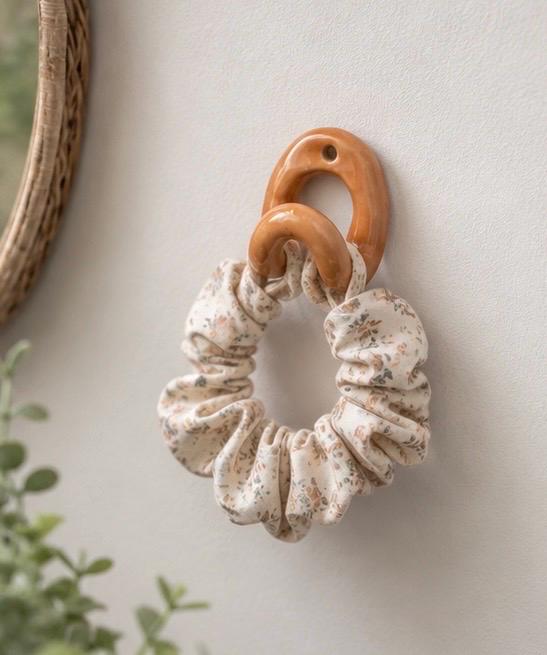 Handmade Ceramic Wall Hook, Pottery Hanger, Sculptural Coat Hook Orange Small - Image 3