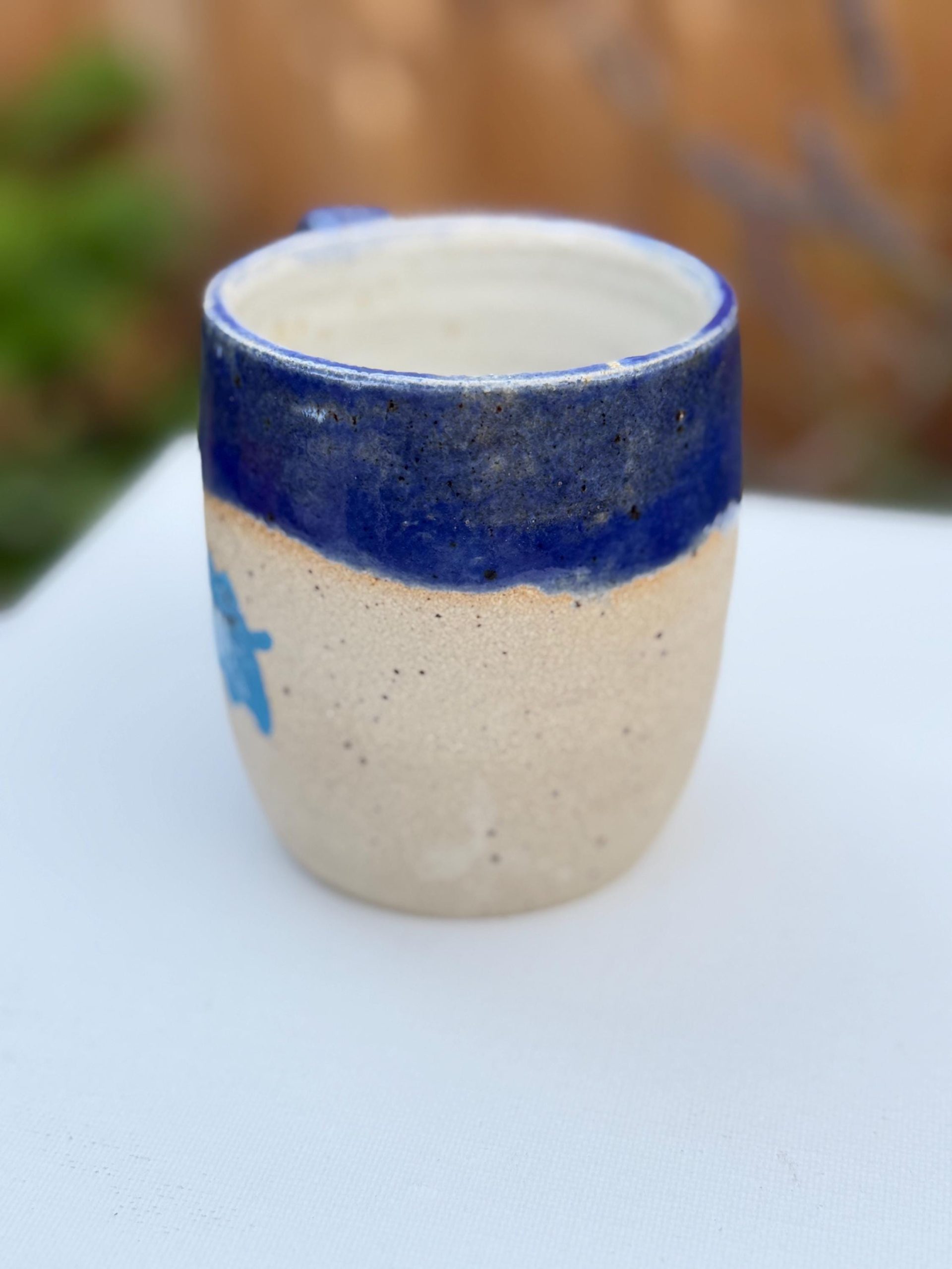 Handmade Stoneware Mug, ghost Glaze Coffee Cup - Image 11