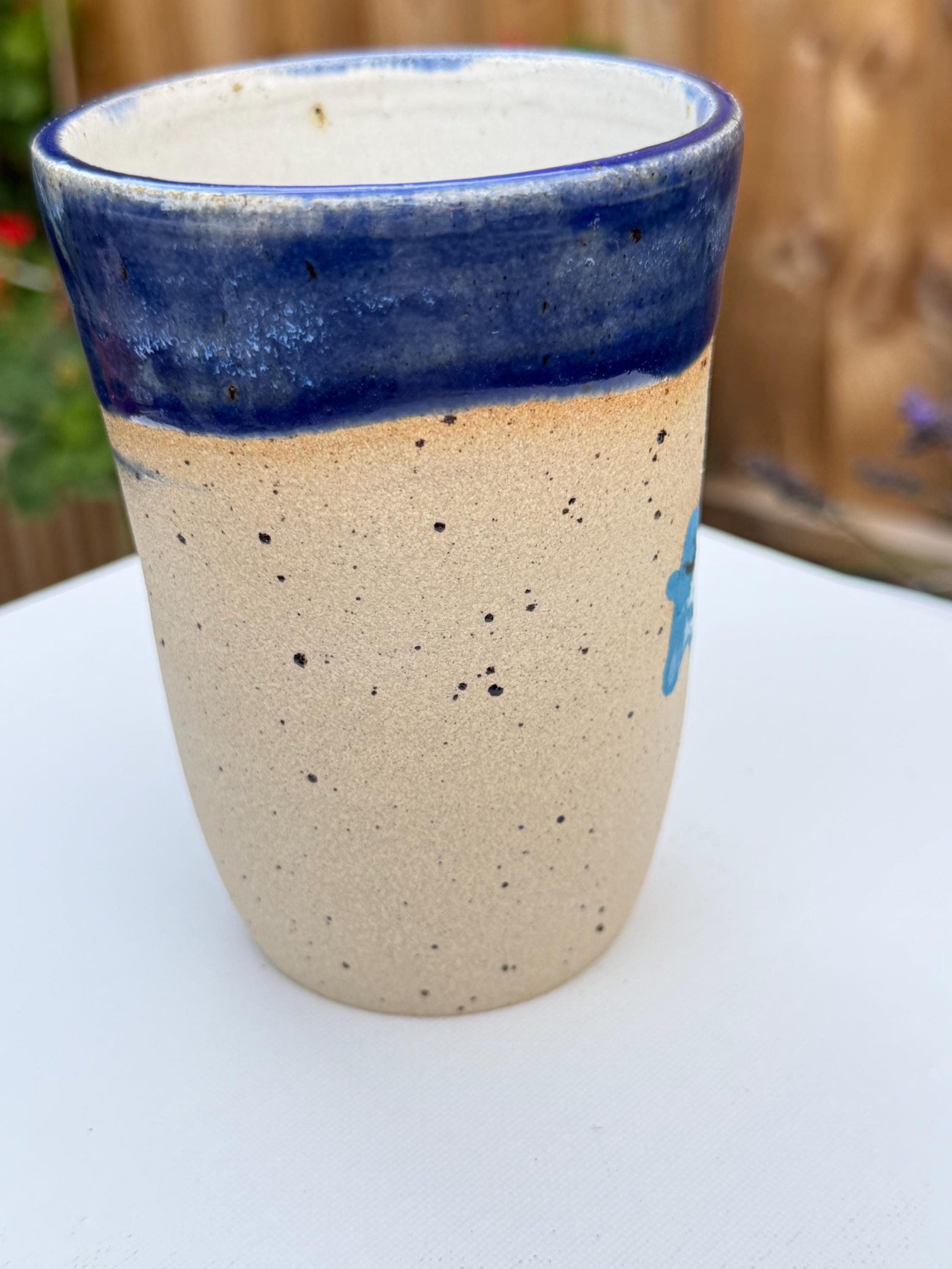 Handmade Stoneware Mug, ghost Glaze Coffee Cup - Image 16