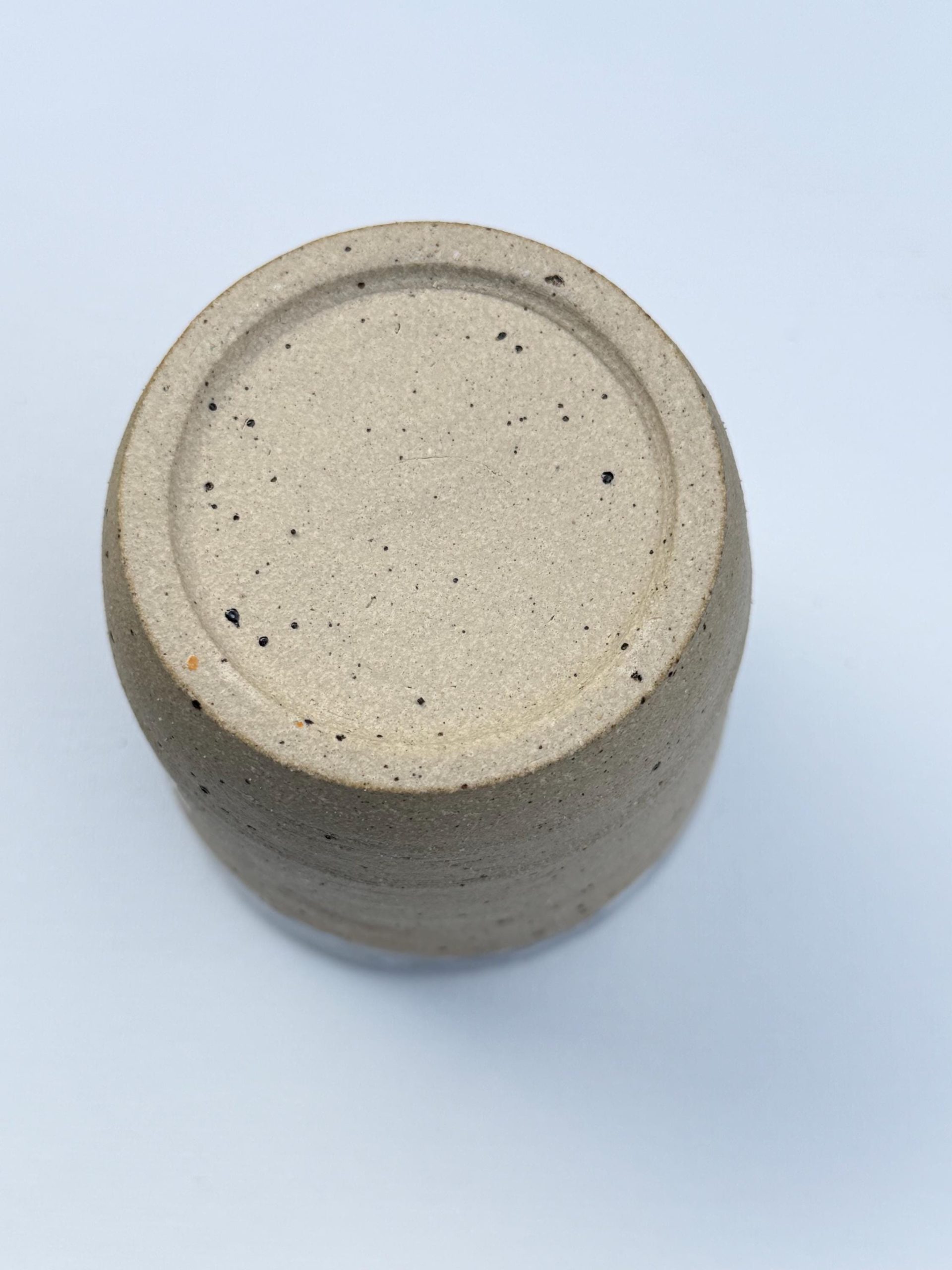 Handmade Blue Ghost Stoneware Mug, Glaze Coffee Cup - Image 6