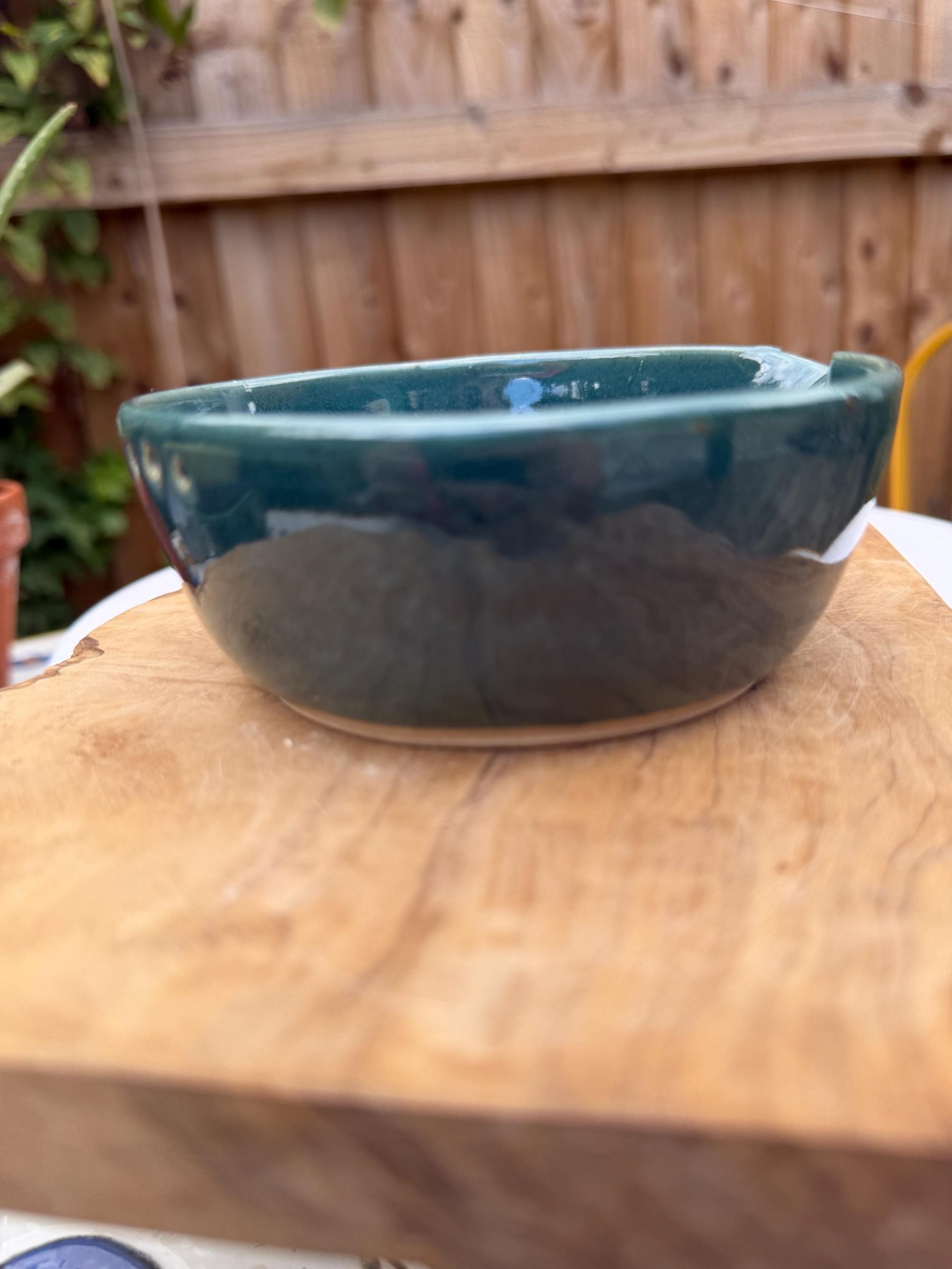 Handmade Ceramic Garlic Grater & Herb Stripper Bowl Aqua | Ginger Grater | Wheel-Thrown Kitchen Tool - Image 14