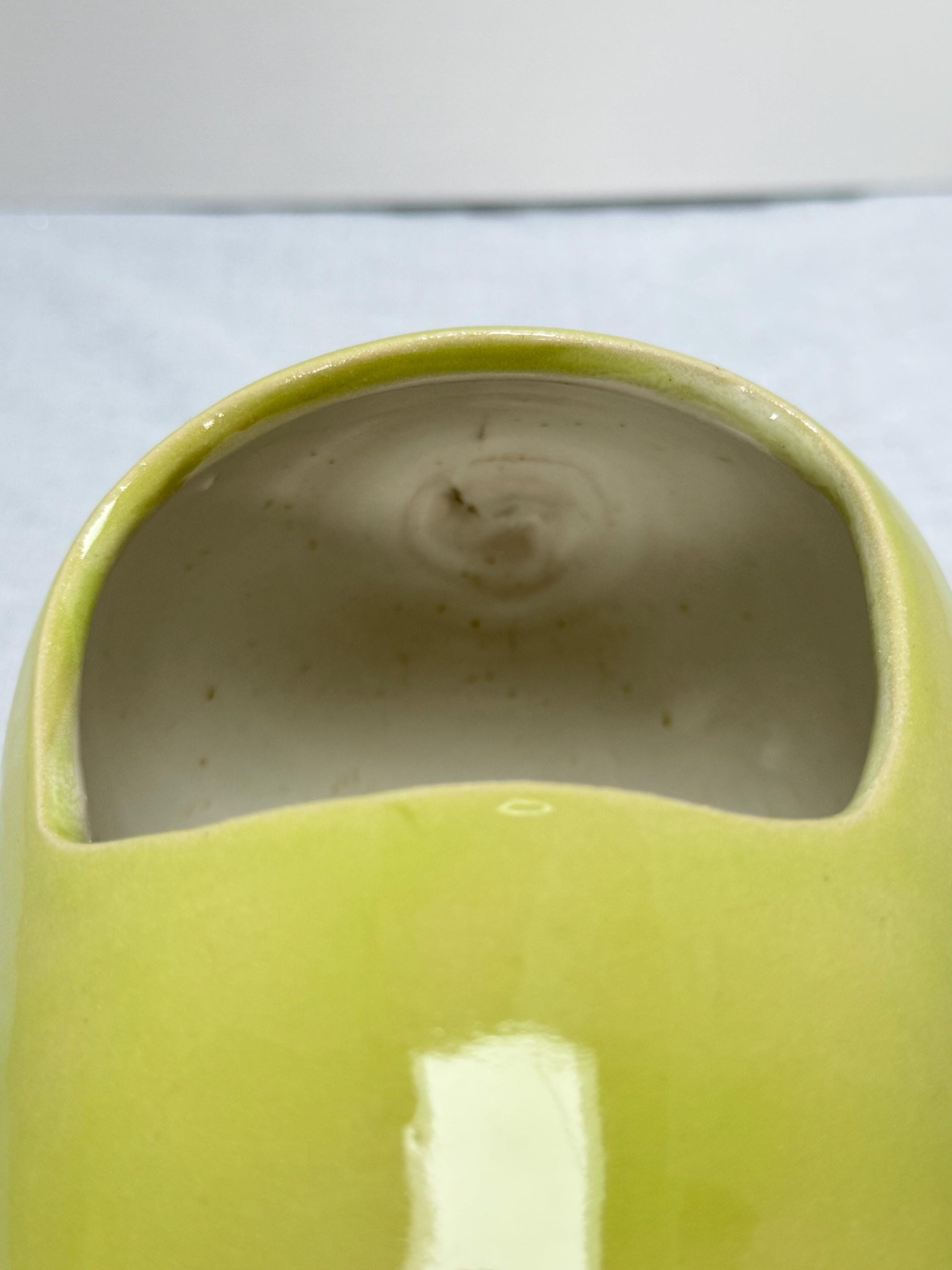 Handmade Green Stoneware Salt Pig, Kitchen Salt Holder - Image 7