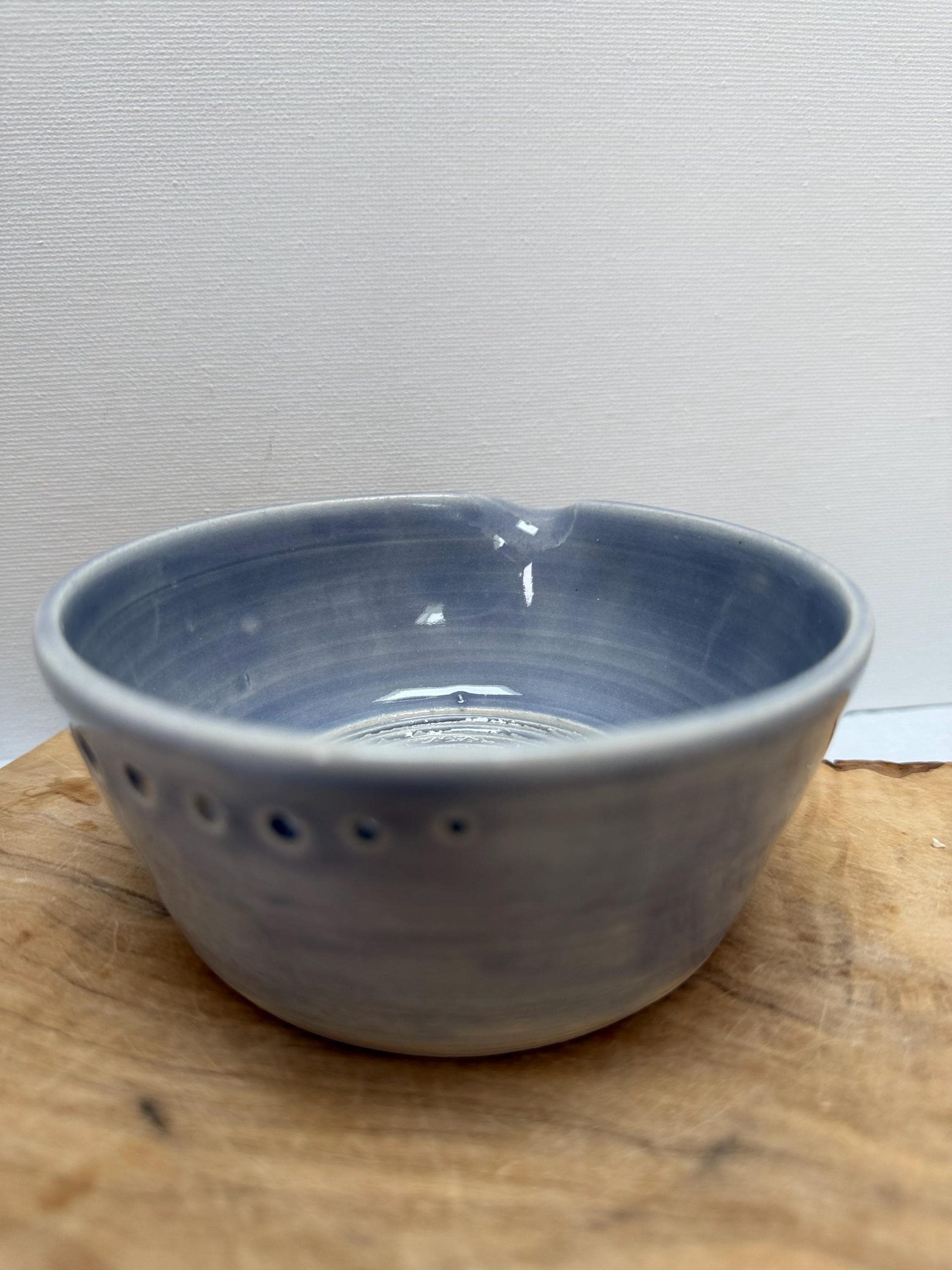 Handmade Ceramic Garlic Grater & Herb Stripper Bowl | Ginger Grater | Wheel-Thrown Kitchen Tool - Image 8