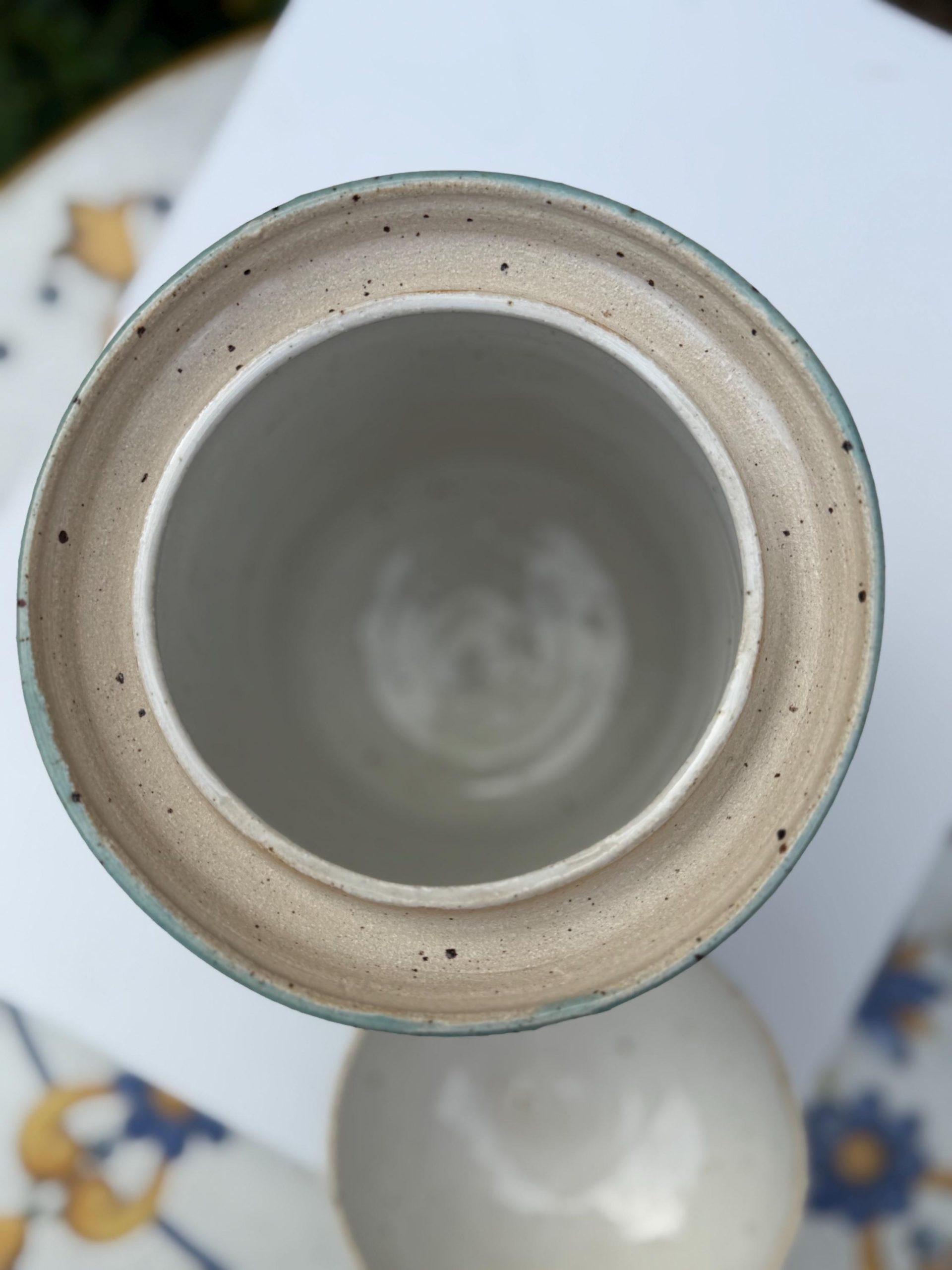 Handmade Stoneware Fermentation Jar for Kimchi, Sauerkraut & Pickles - Image 8