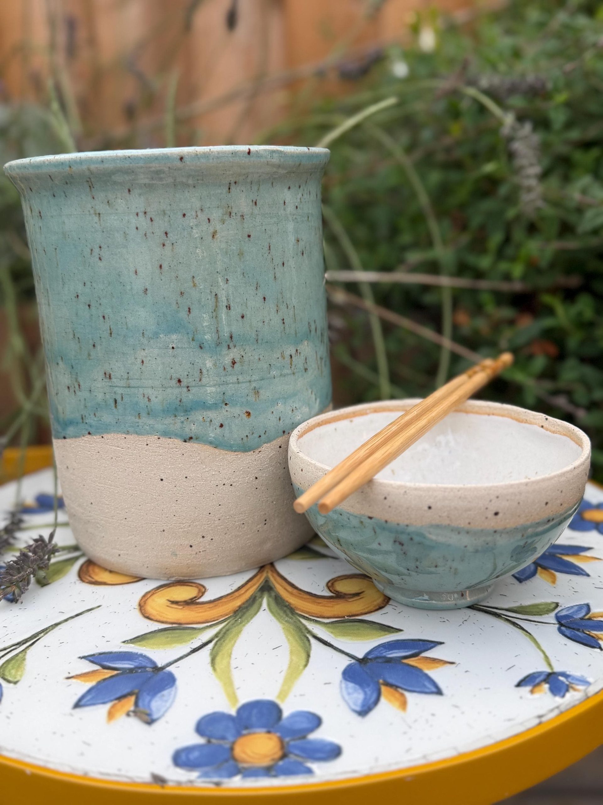 Handmade Stoneware Fermentation Jar for Kimchi, Sauerkraut & Pickles - Image 11
