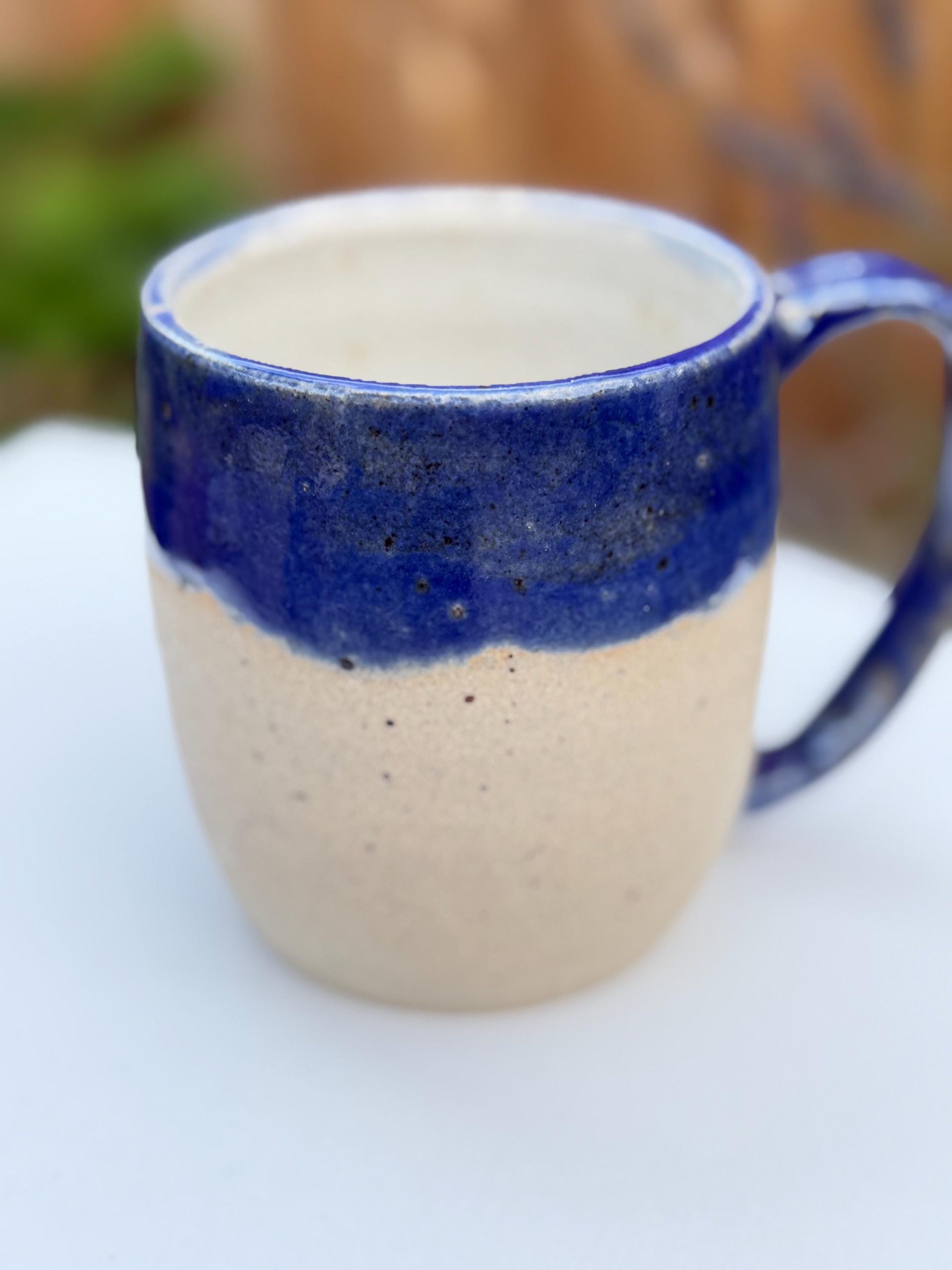 Handmade Stoneware Mug, ghost Glaze Coffee Cup - Image 13