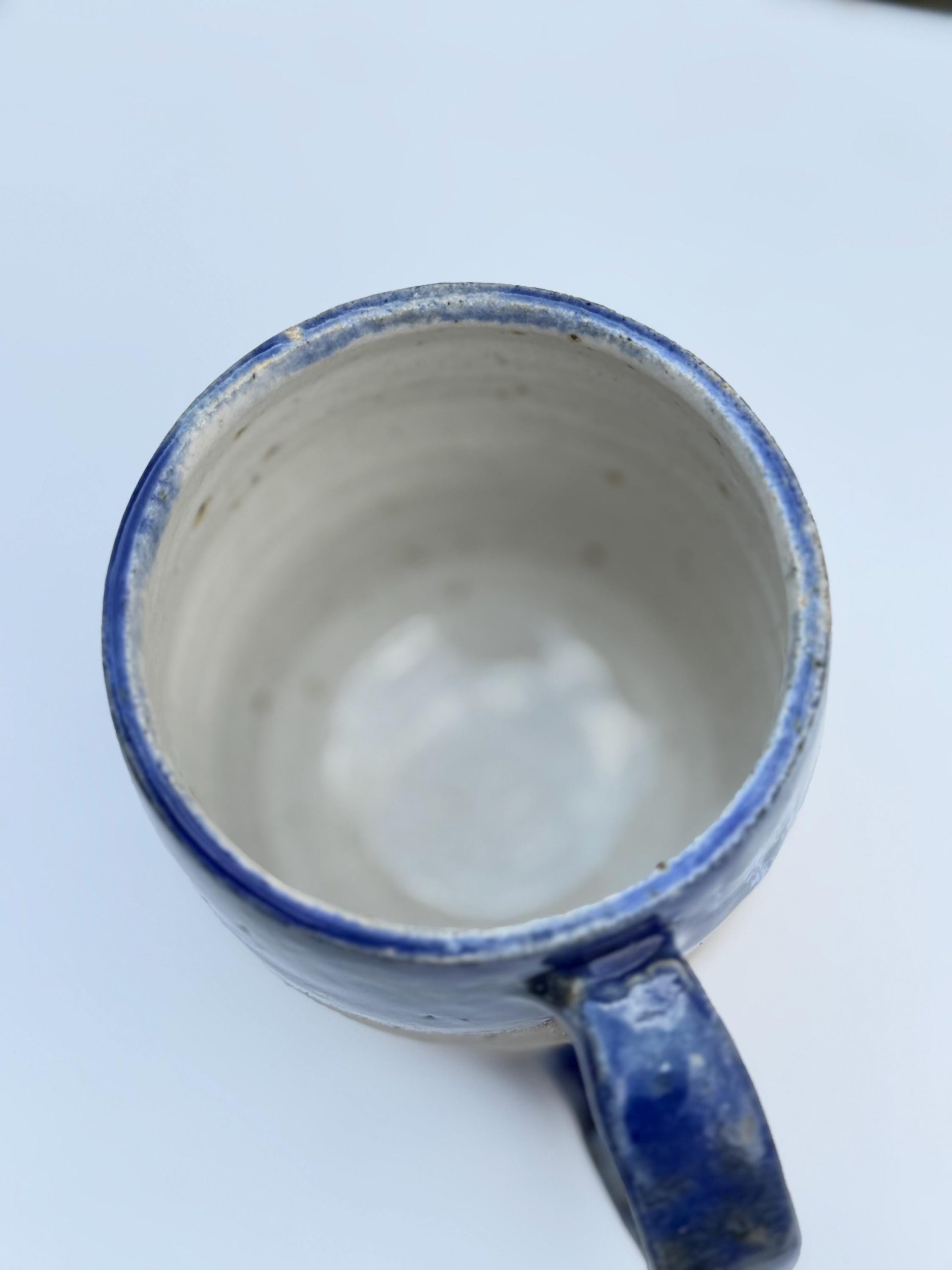 Handmade Stoneware Mug, ghost Glaze Coffee Cup - Image 4