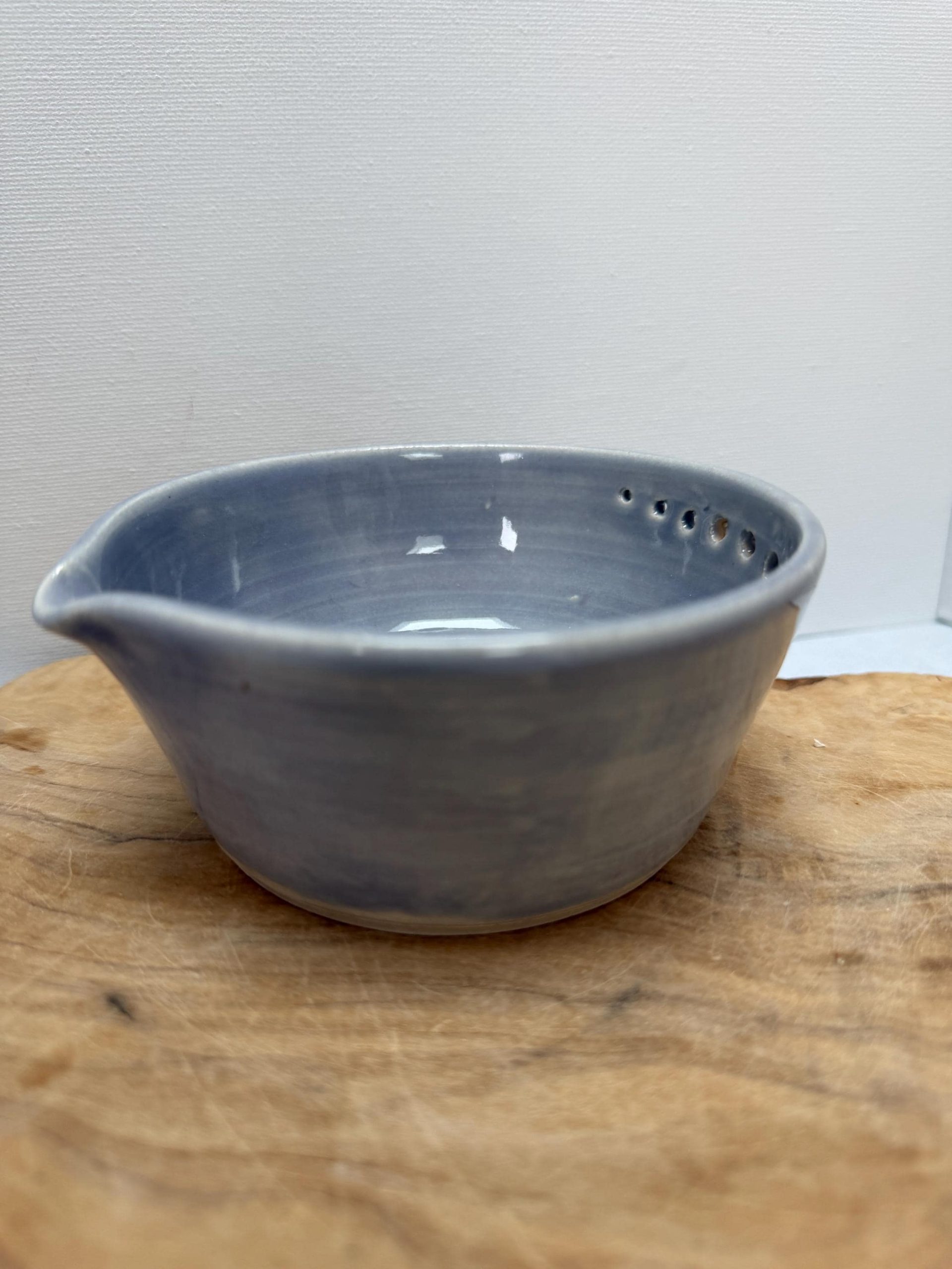 Handmade Ceramic Garlic Grater & Herb Stripper Bowl | Ginger Grater | Wheel-Thrown Kitchen Tool - Image 6