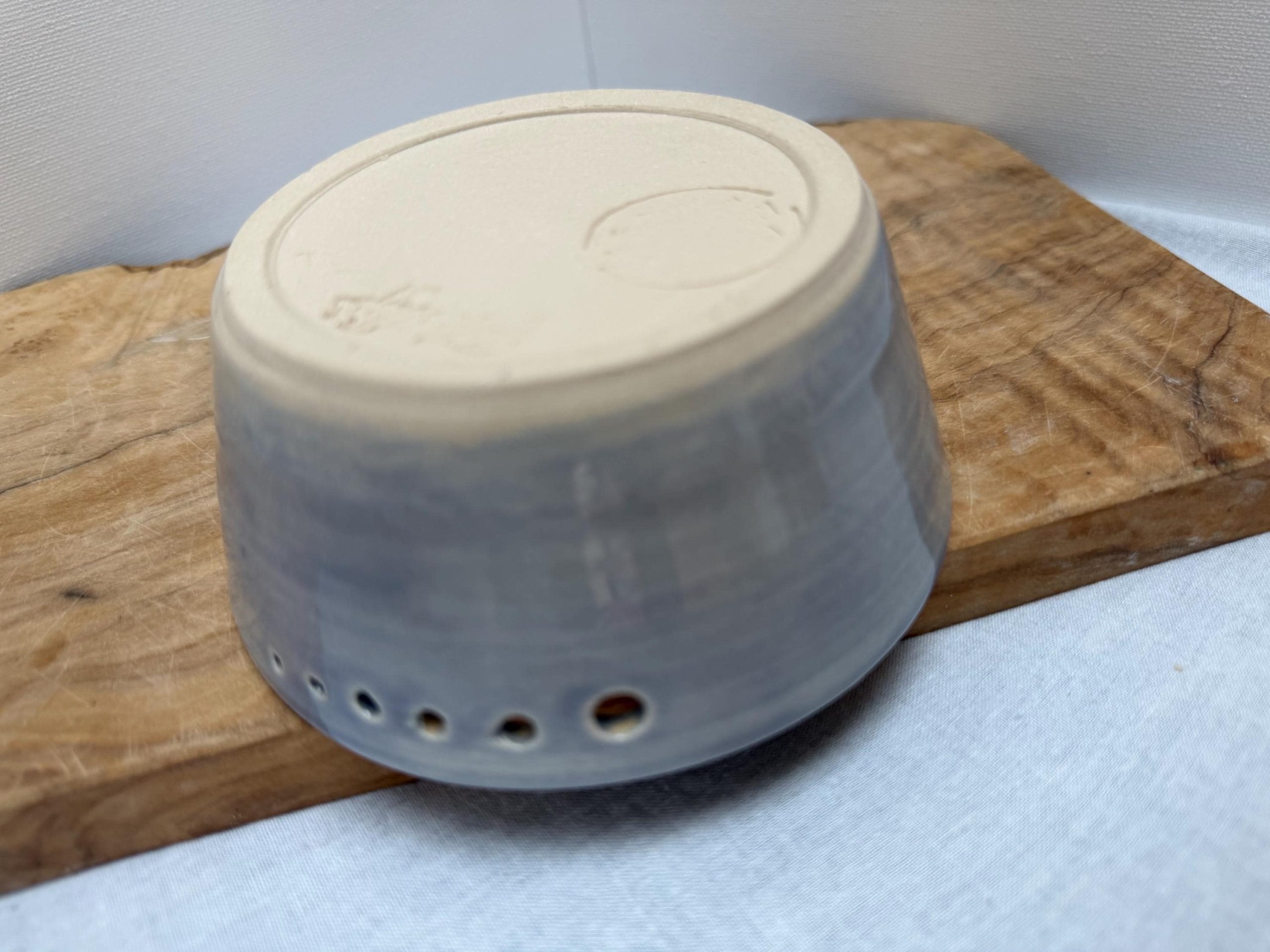 Handmade Ceramic Garlic Grater & Herb Stripper Bowl | Ginger Grater | Wheel-Thrown Kitchen Tool - Image 9