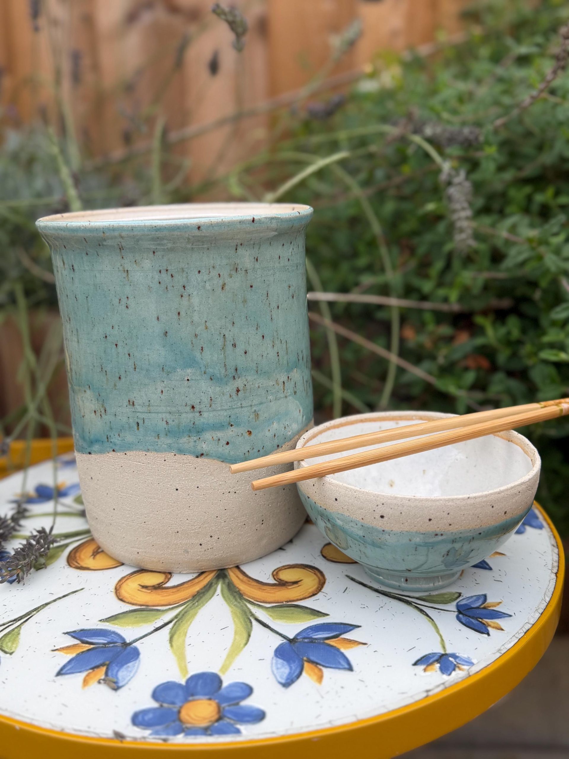 Handmade Stoneware Fermentation Jar for Kimchi, Sauerkraut & Pickles - Image 7