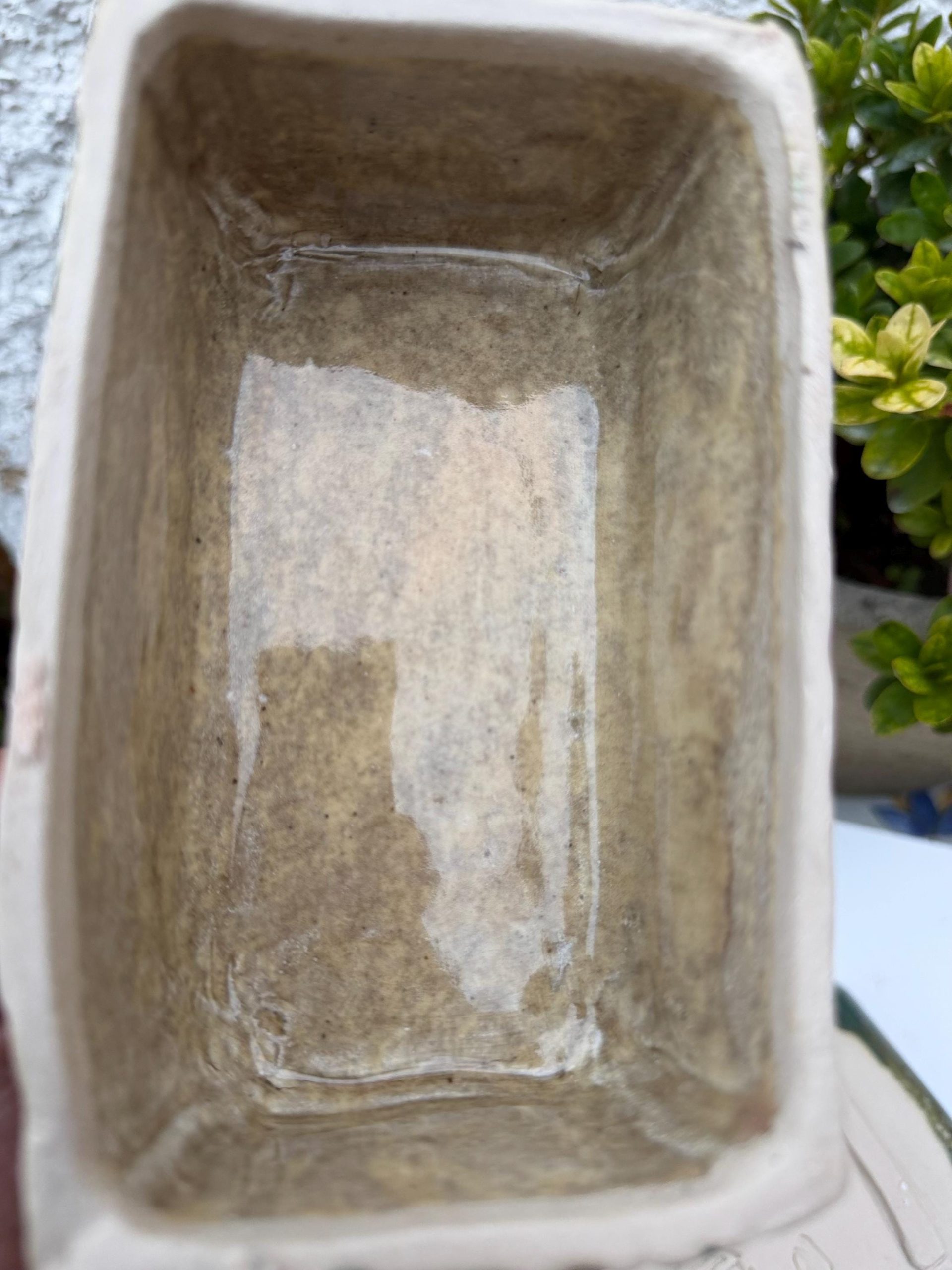 Large Handmade Ceramic Butter Dish, Green Stoneware Butter Keeper with Lid - Image 12