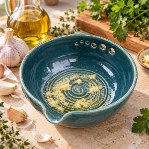 Herb Stripper, Garlic, tomato parmesan Ginger Grater, Aqua Glaze